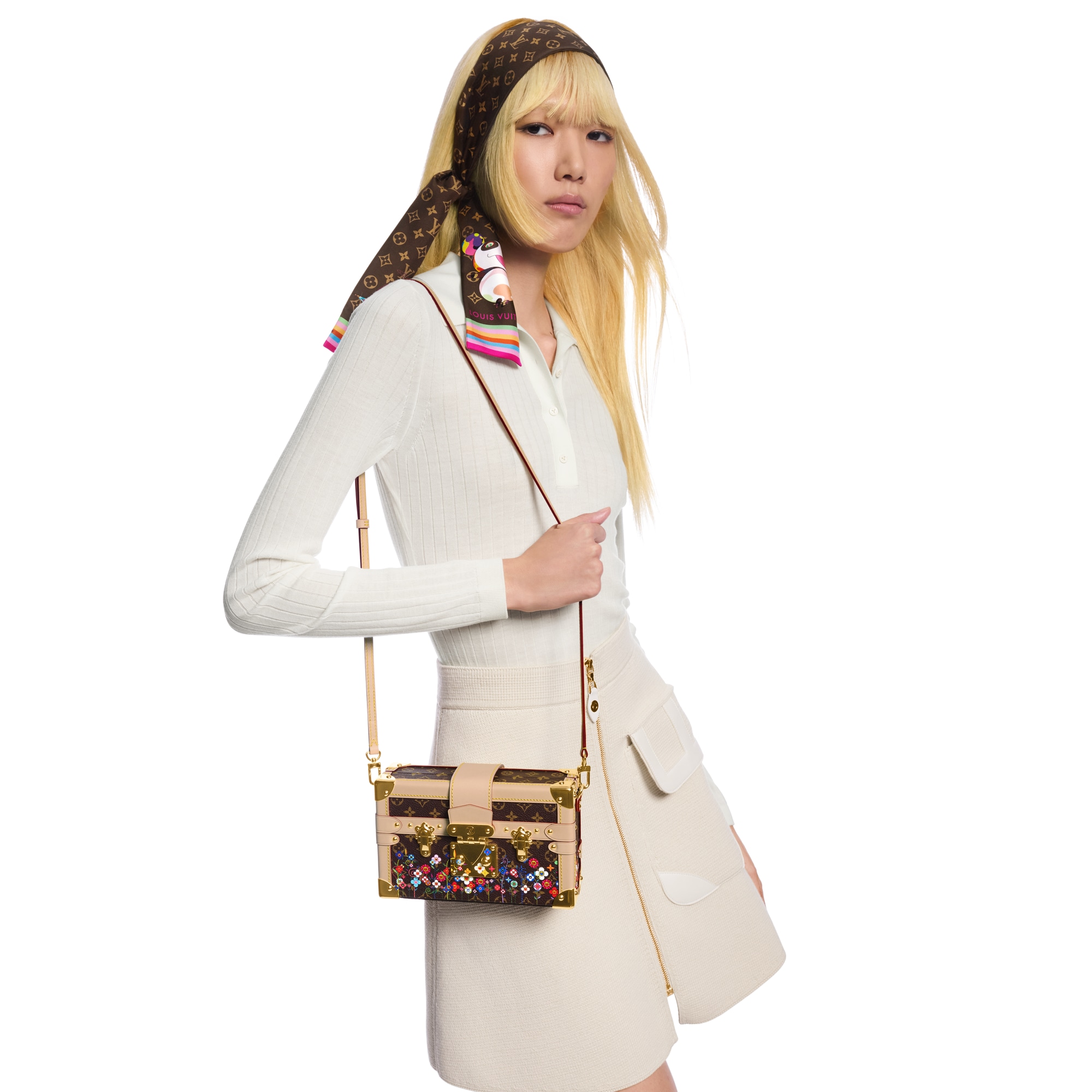 LV x TM Petite Malle Monogram Canvas in Bags and Small Leather Goods