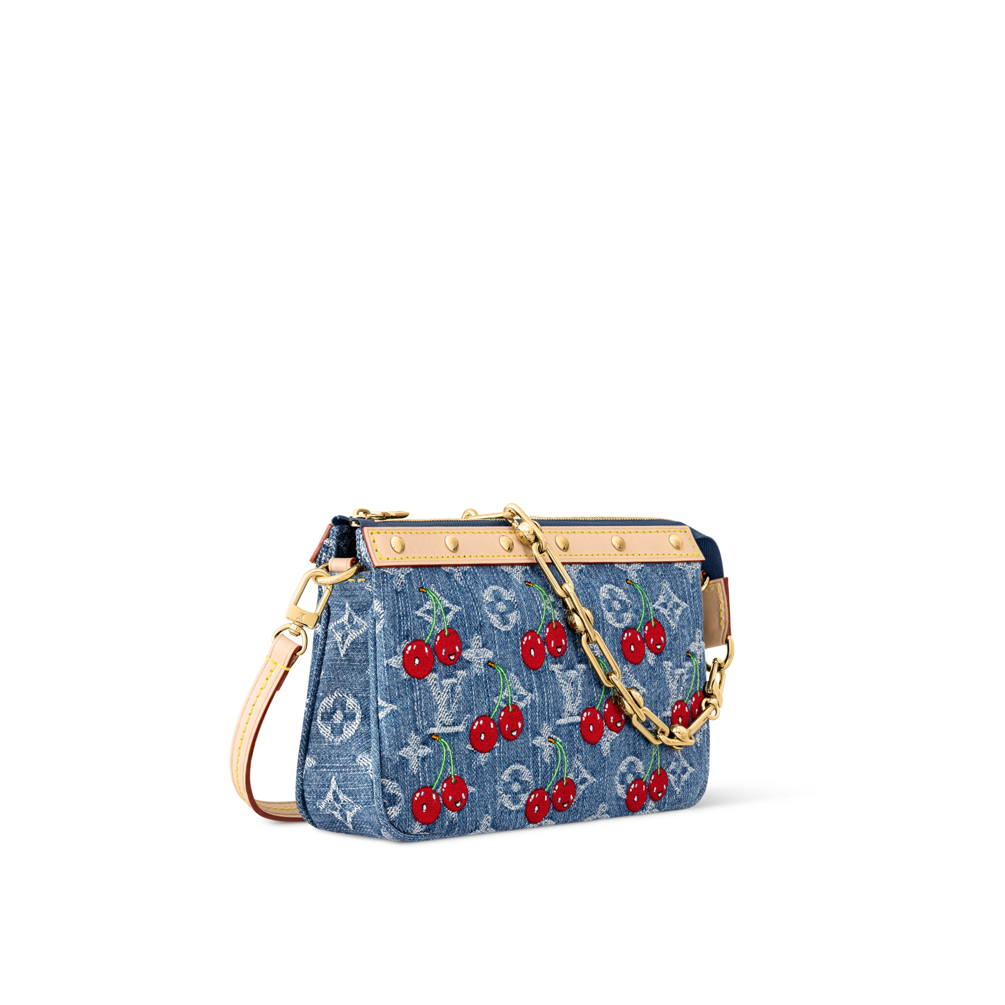 LV x TM Pochette Accessoires Monogram Denim in 女士