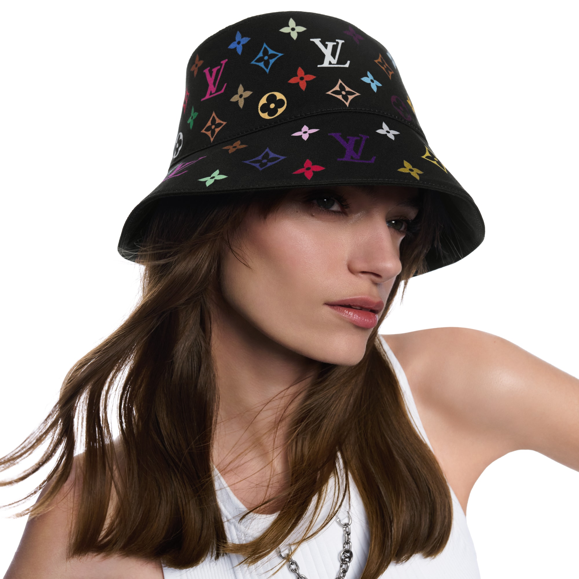 LV x TM Reversible Superflat Bucket Hat . in Women