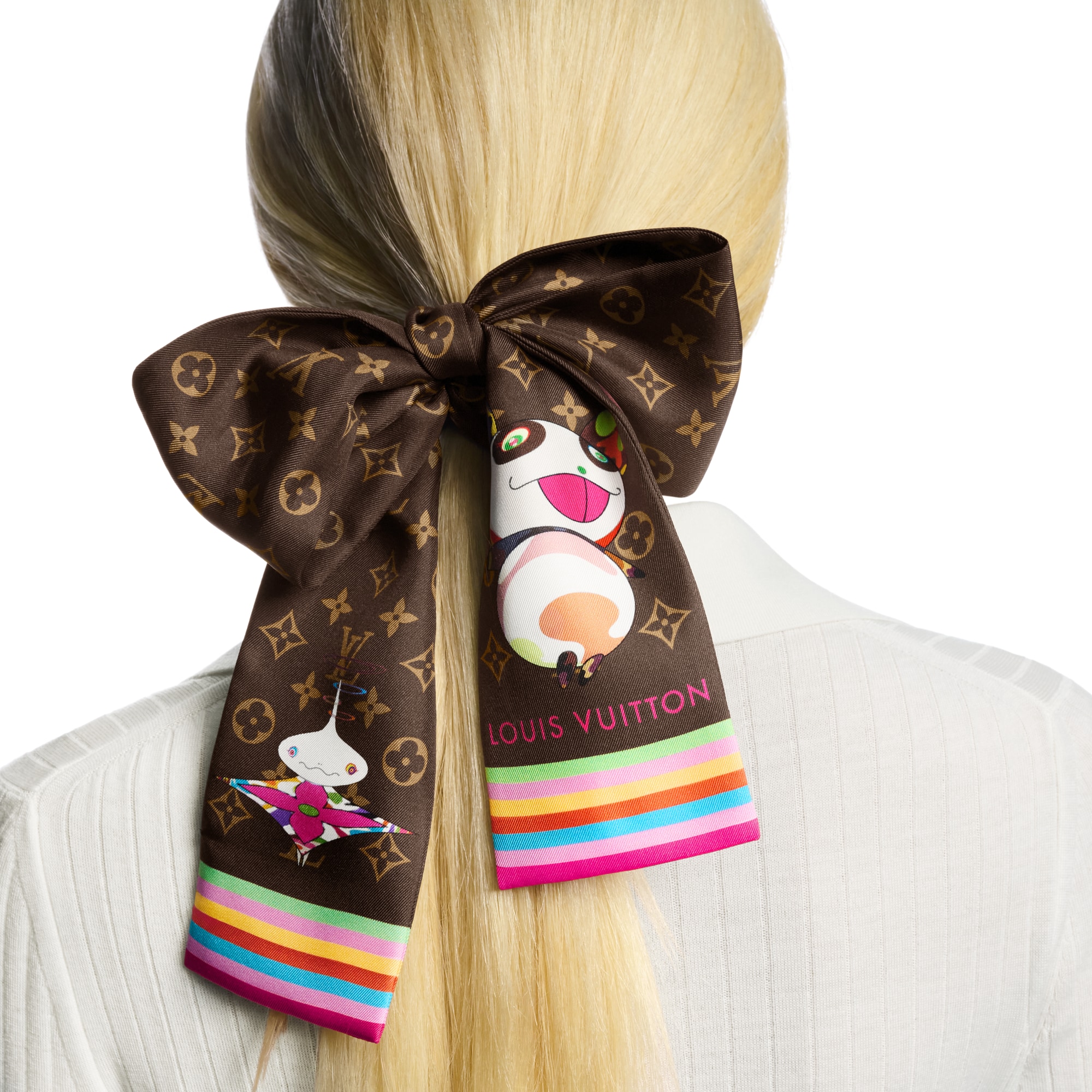 LV x TM Superflat Character 長絲巾 . in 女士