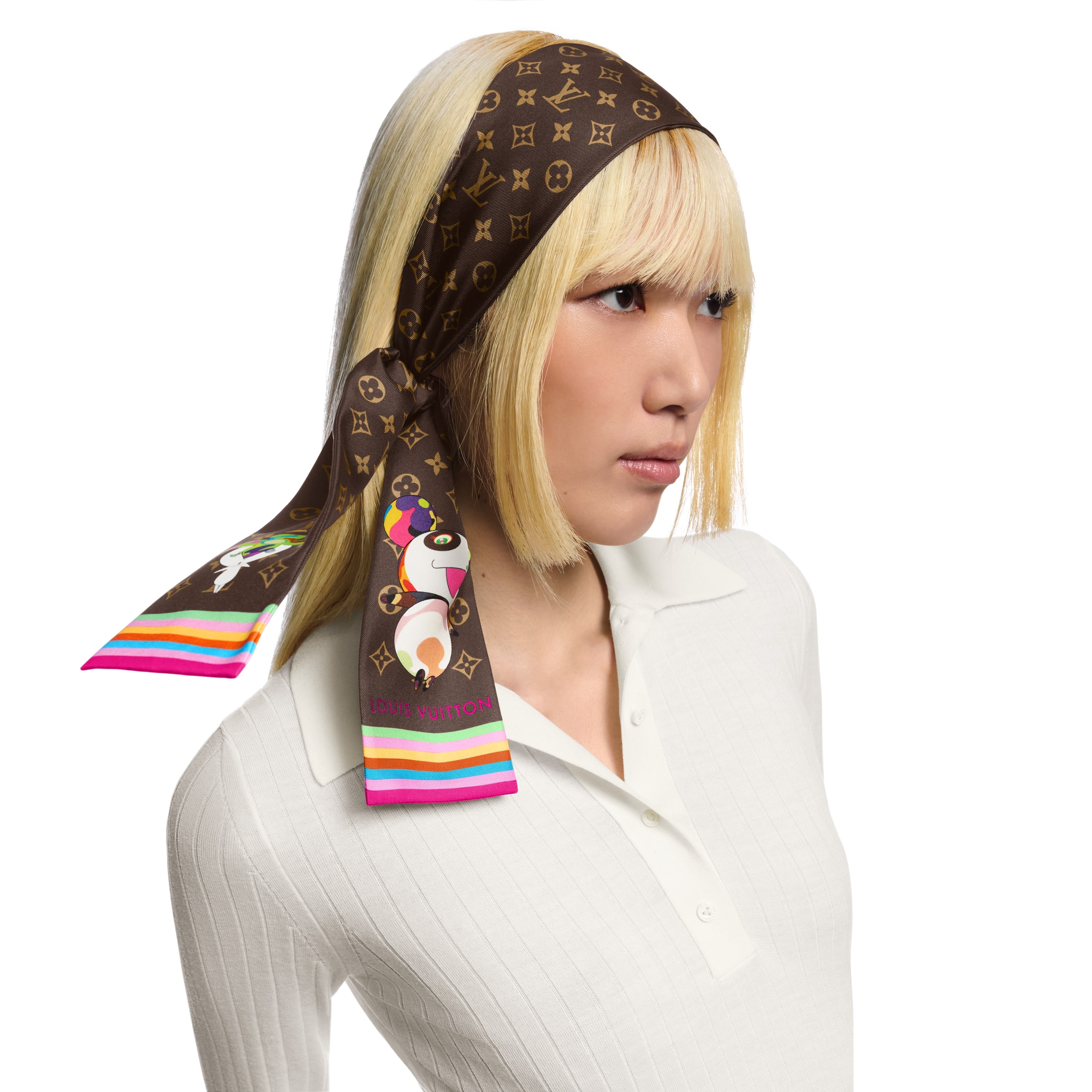 LV x TM Superflat Character 長絲巾 . in 女士