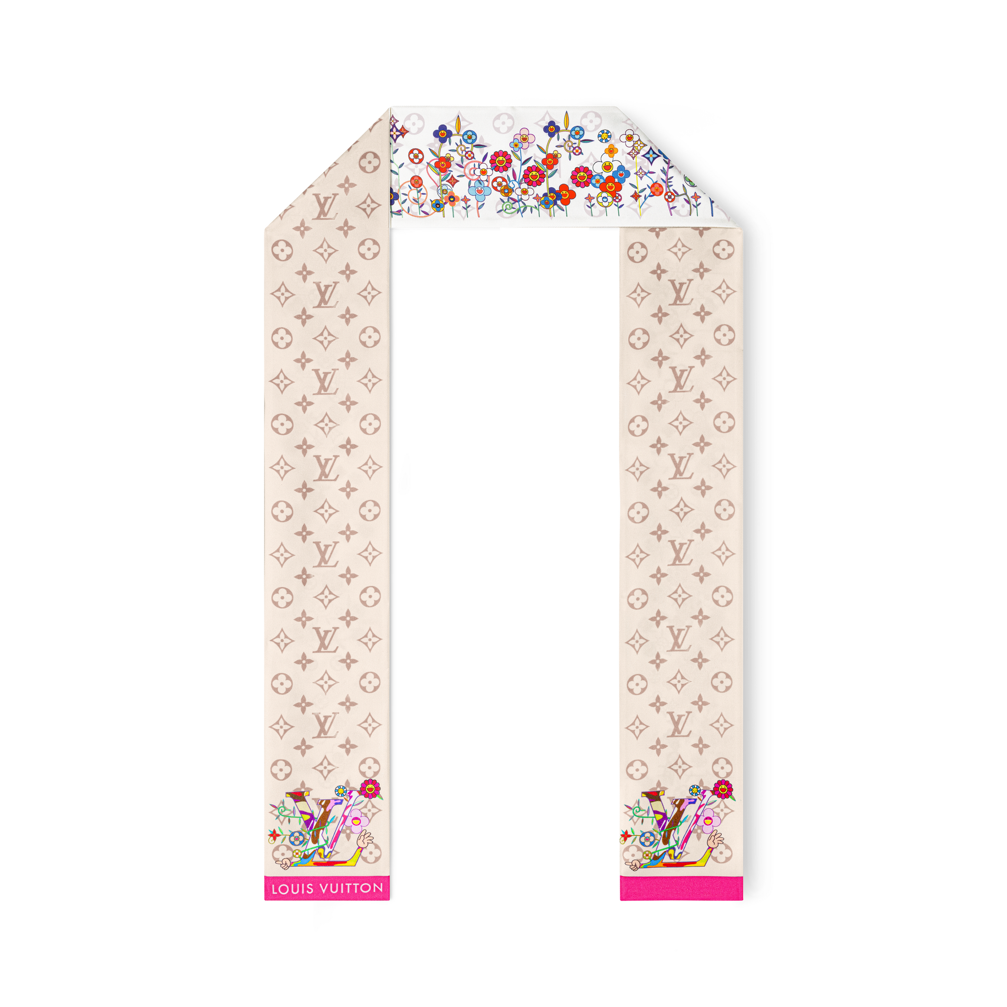 LV x TM Superflat Monogram 長絲巾 . in 女士