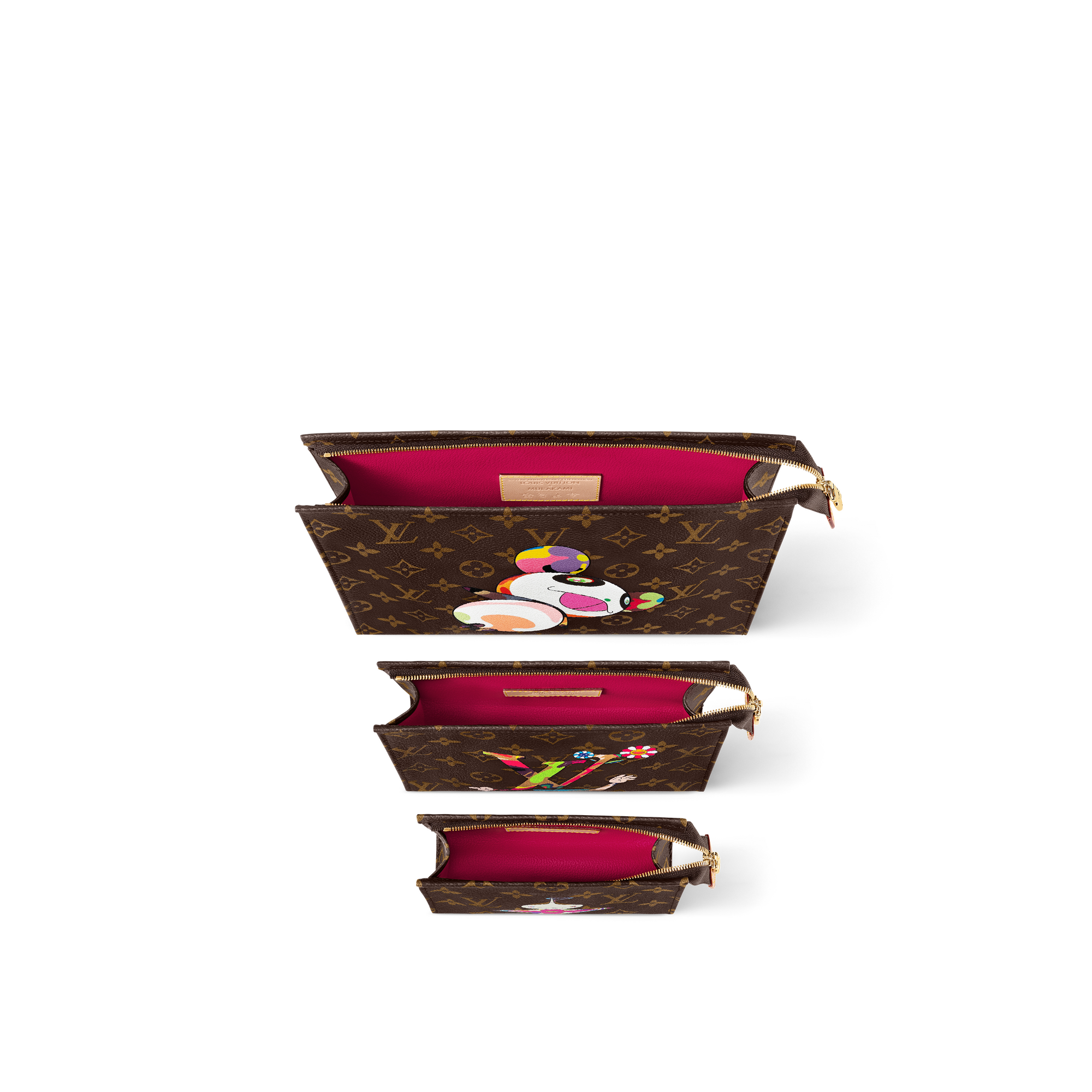 LV x TM Trio Toiletry Pouch 其他 Monogram 帆布 in 女士