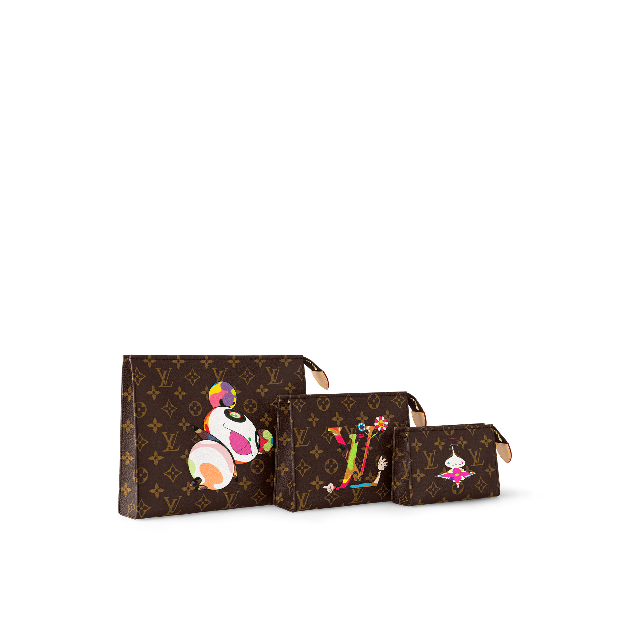 LV x TM Trio Toiletry Pouch 其他 Monogram 帆布 in 女士