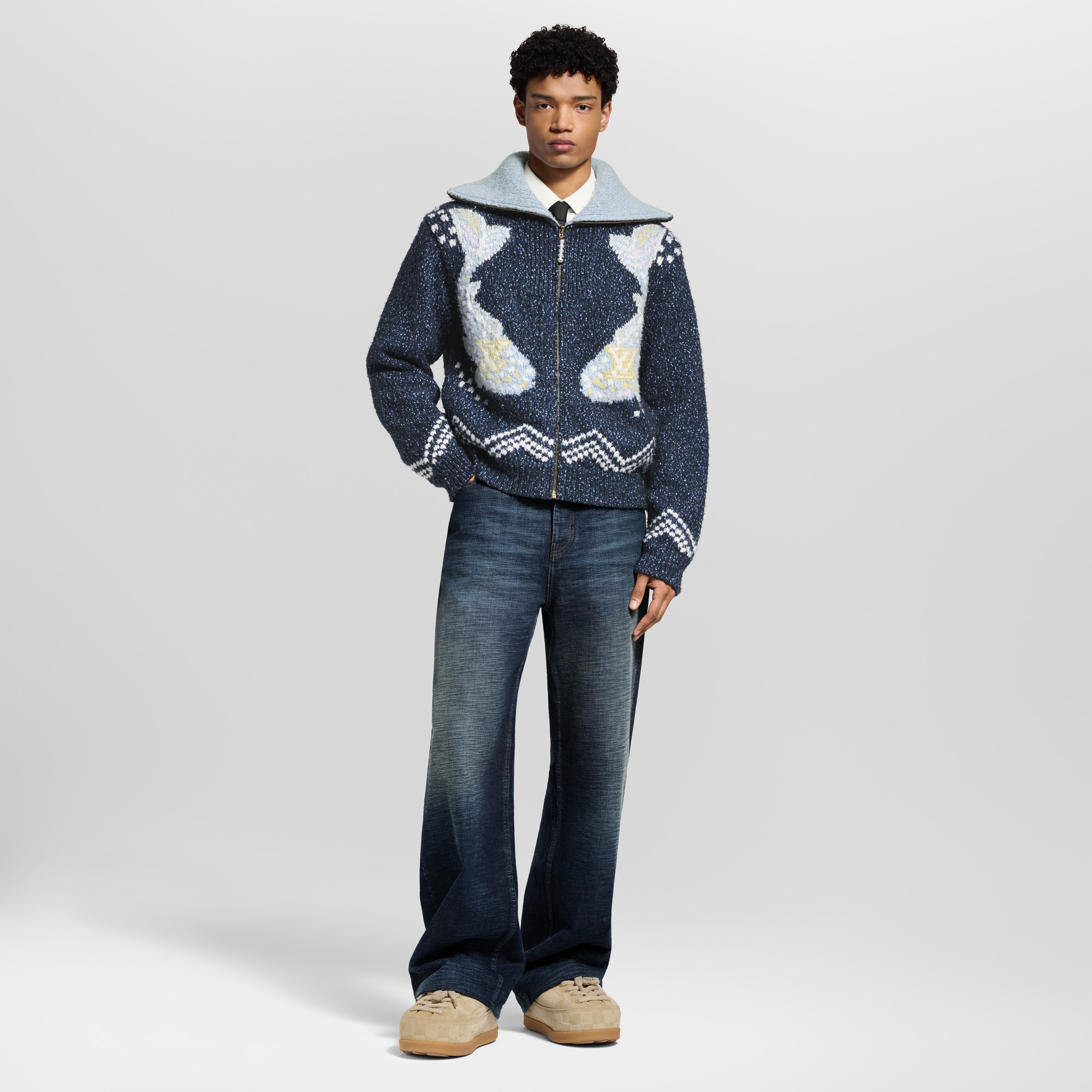 LV Yeti Lace Up Shoe  in Men