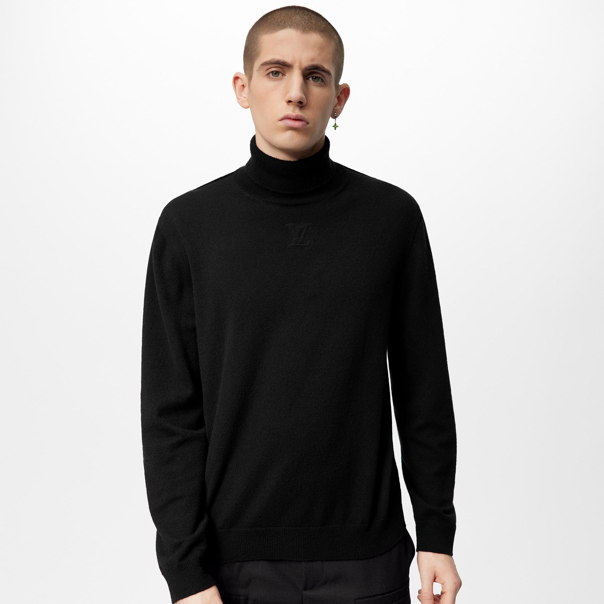 LVSE LV Embossed Turtle Neck  in Men