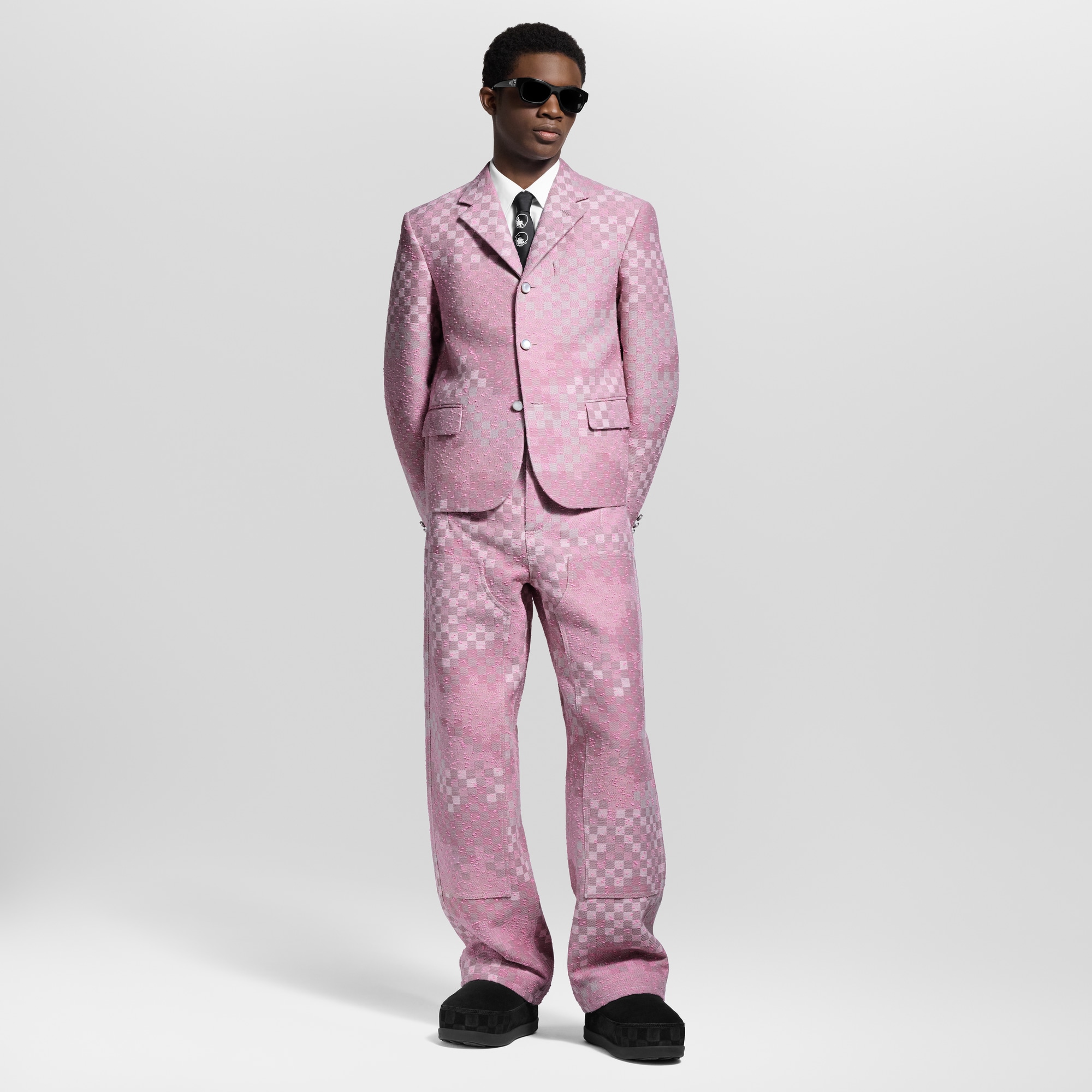 Made To Order Damoflage Tweed Workwear Pants  in Men