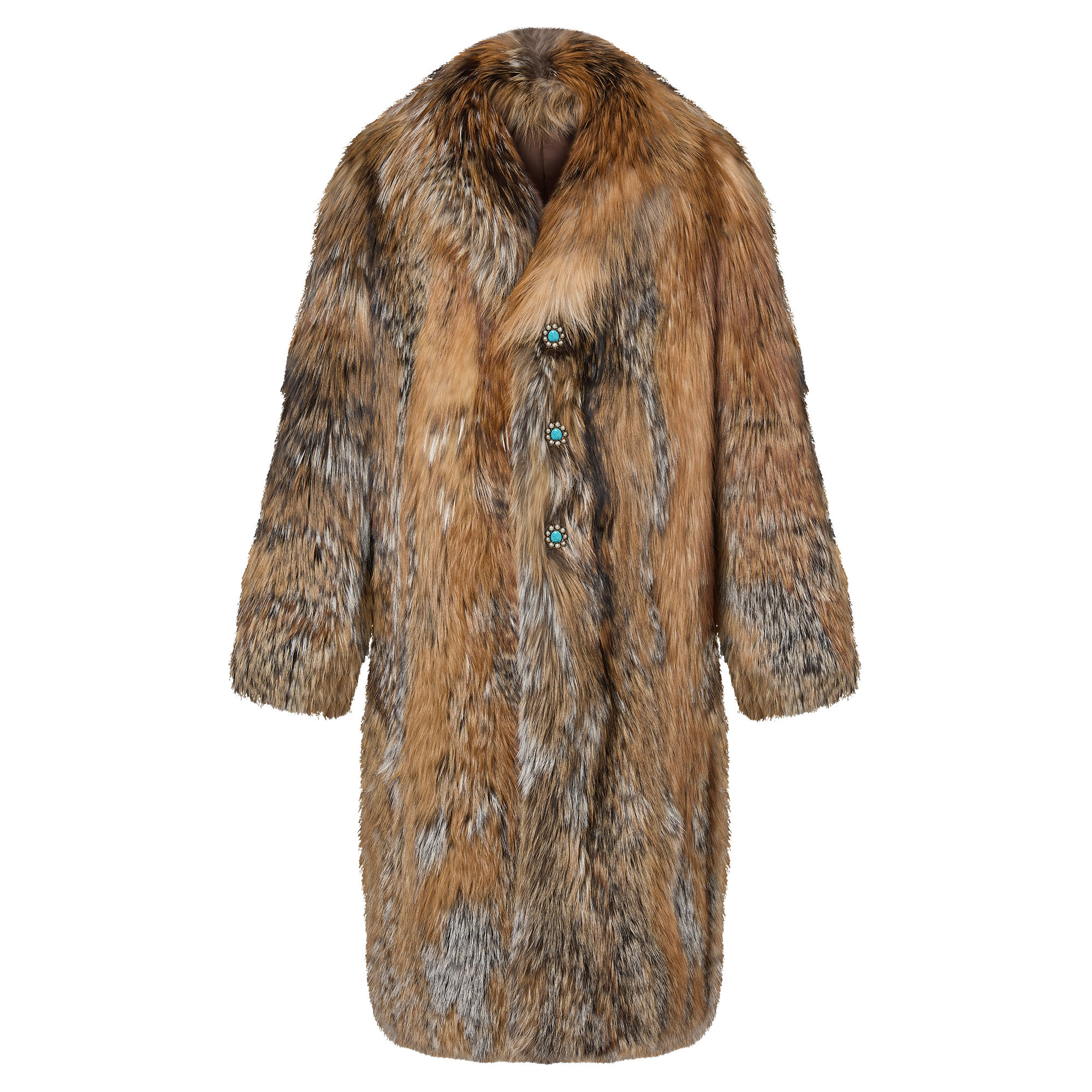 定製狐毛大衣  in 男士