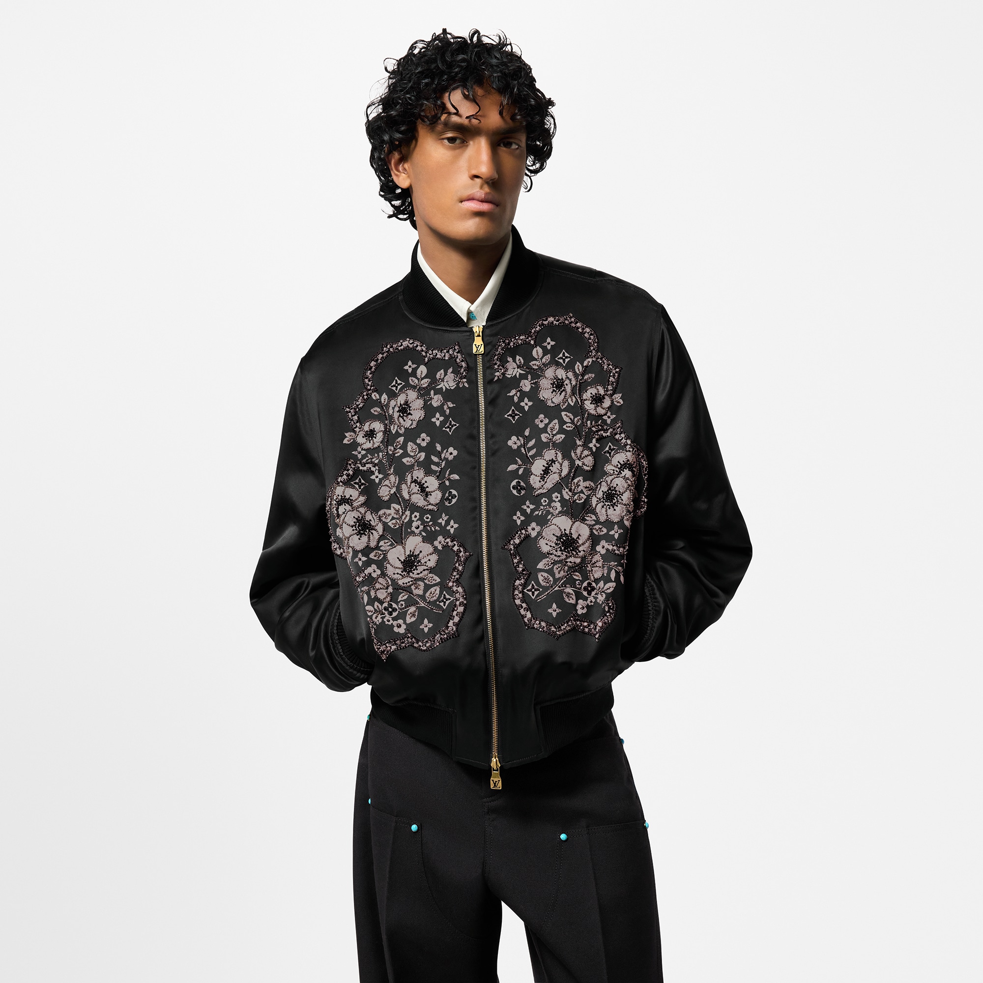 Made To Order Hand-Embroidered Souvenir Jacket  in Men