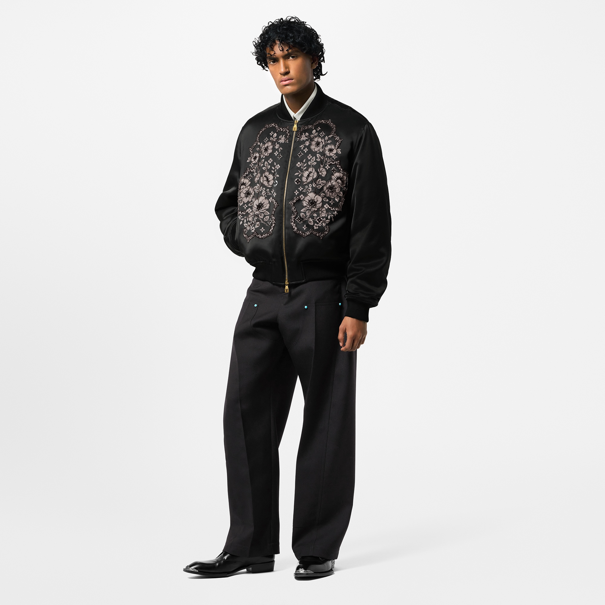 Made To Order Hand-Embroidered Souvenir Jacket  in Men