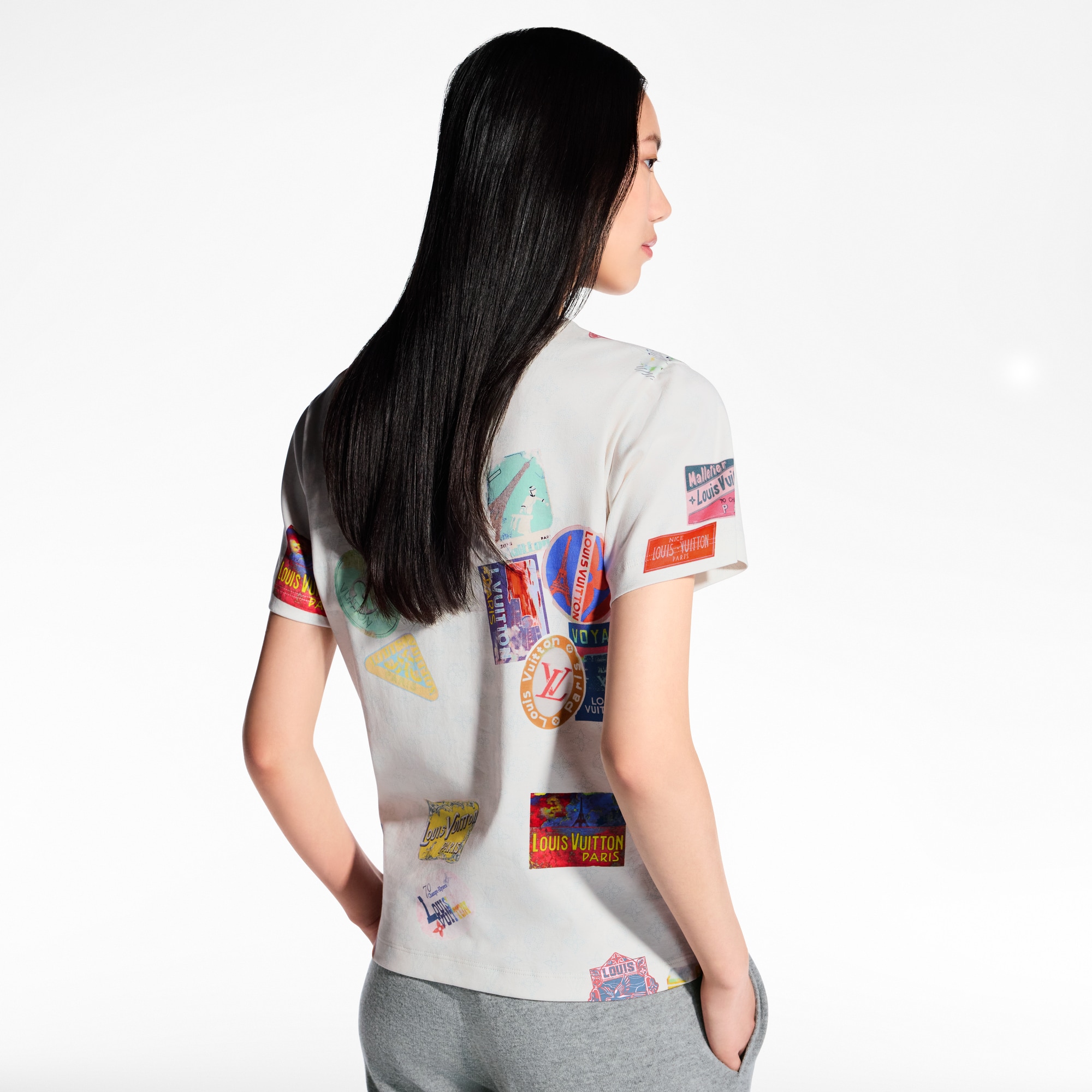 Mahina Patch Print T-Shirt  in Women