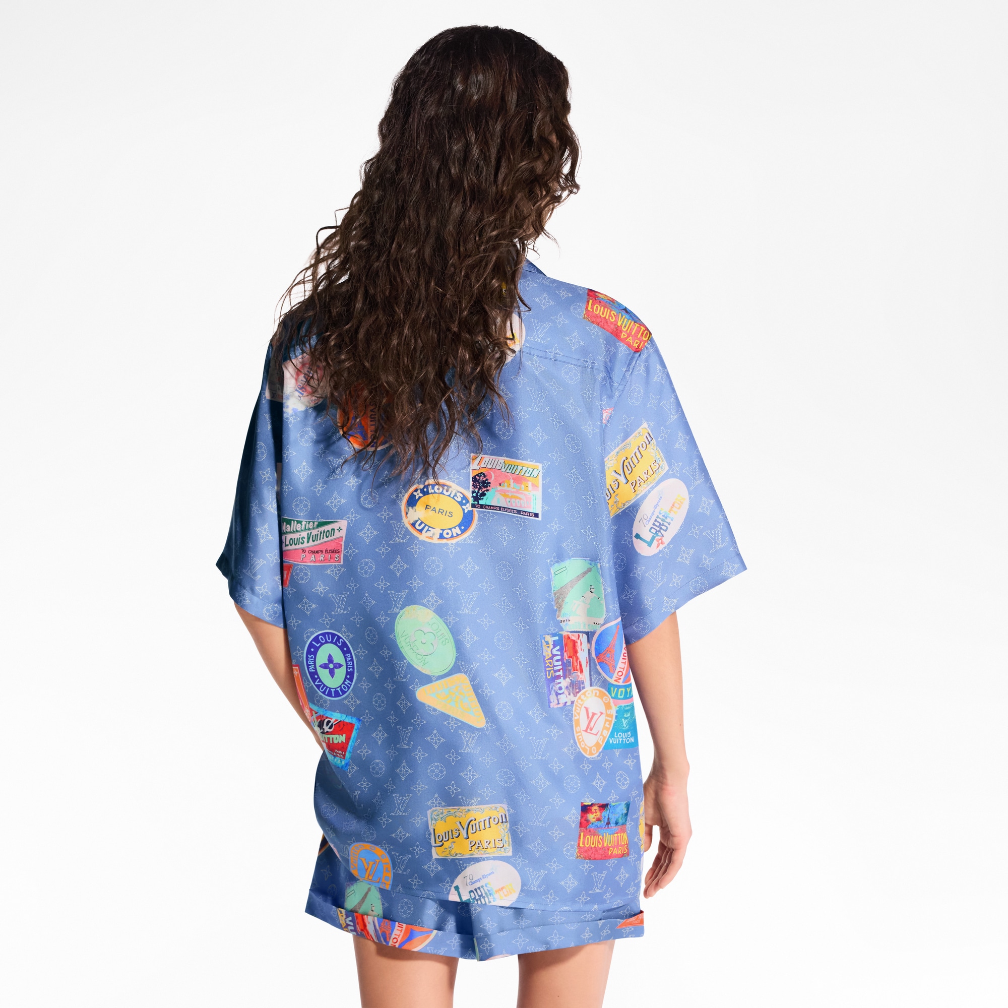 Mahina 貼圖短袖襯衫  in 女士