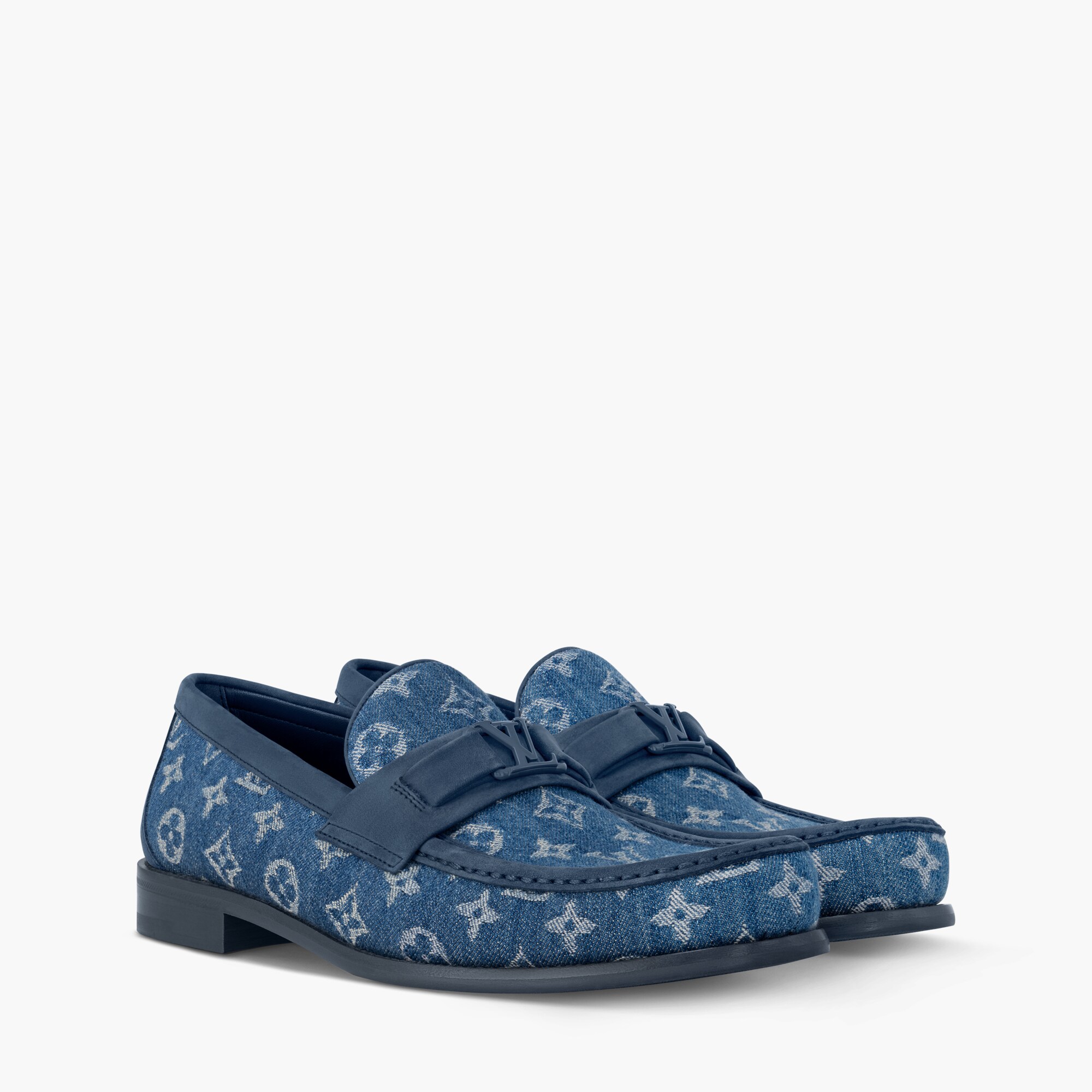Louis Vuitton Men\'s Blue Loafers Blue Loafers and Moccasins for Men | LOUIS VUITTON ® main image 2
