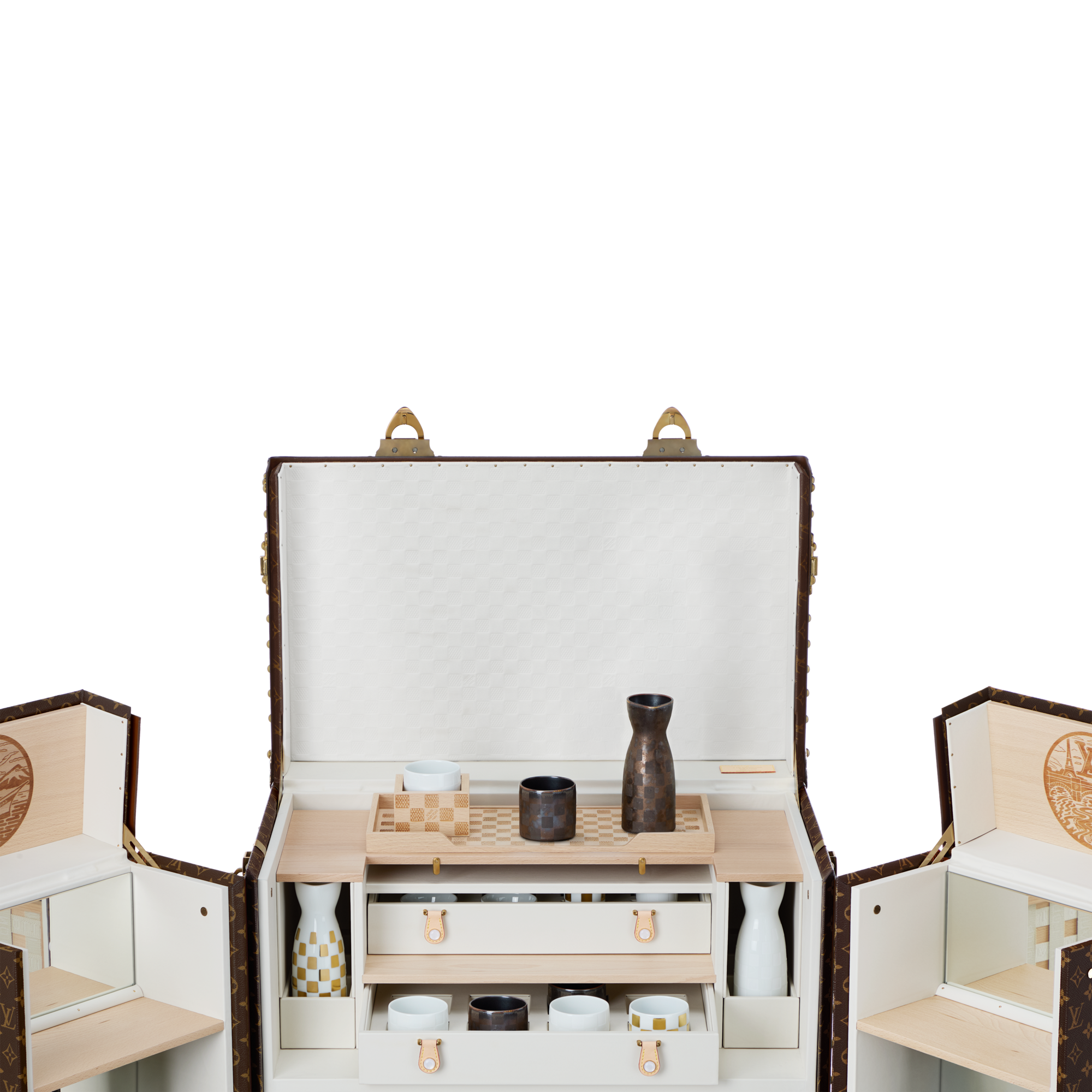 Malle Sake Monogram Canvas in Trunks, Travel and Home