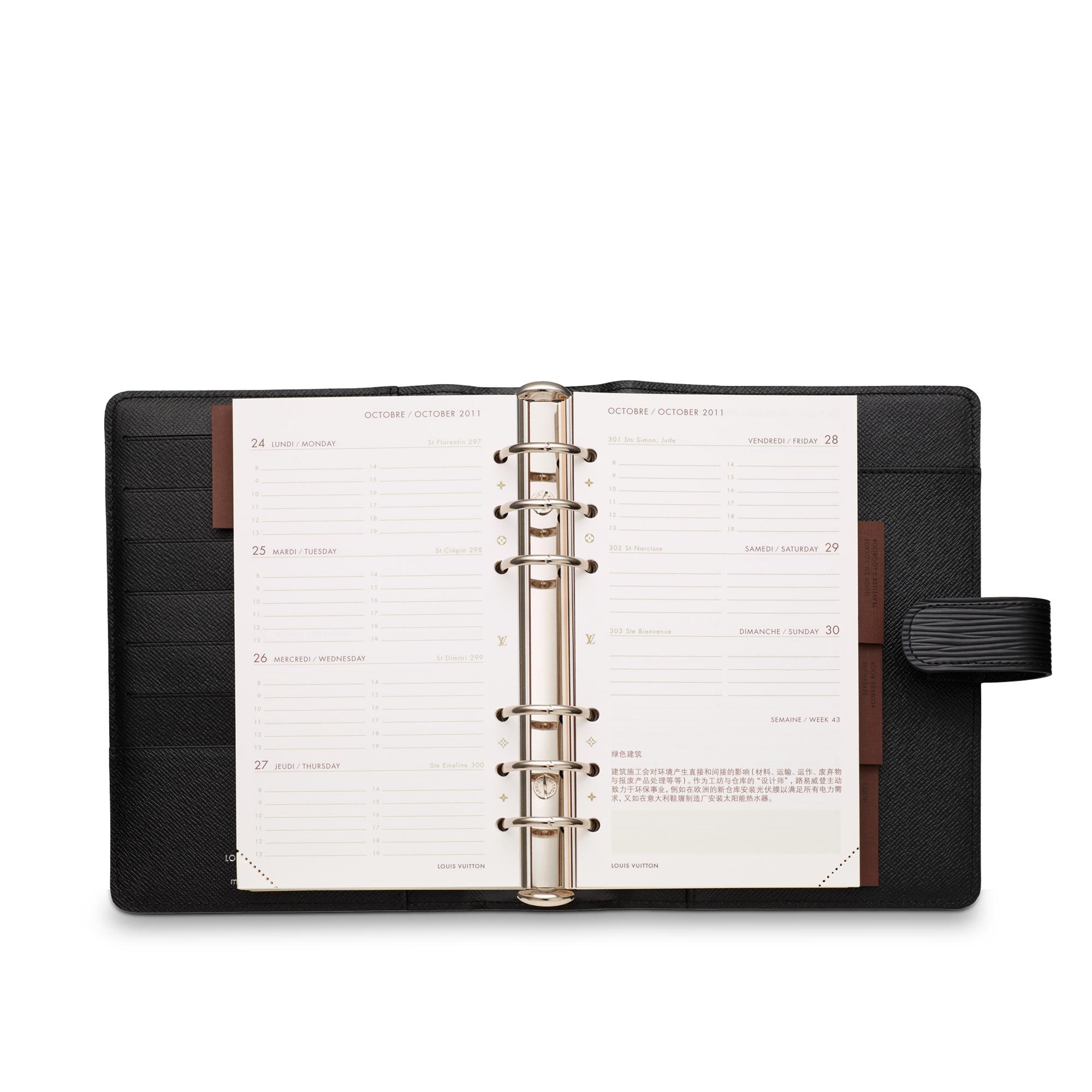 中號活頁環記事本封套 Epi 皮革 in 時尚手袋及小型皮具