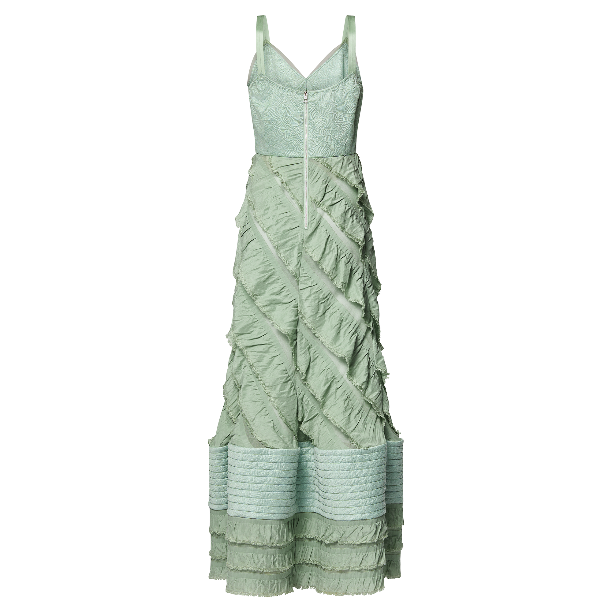 Mermaid Hem Flounce Gown  in Women