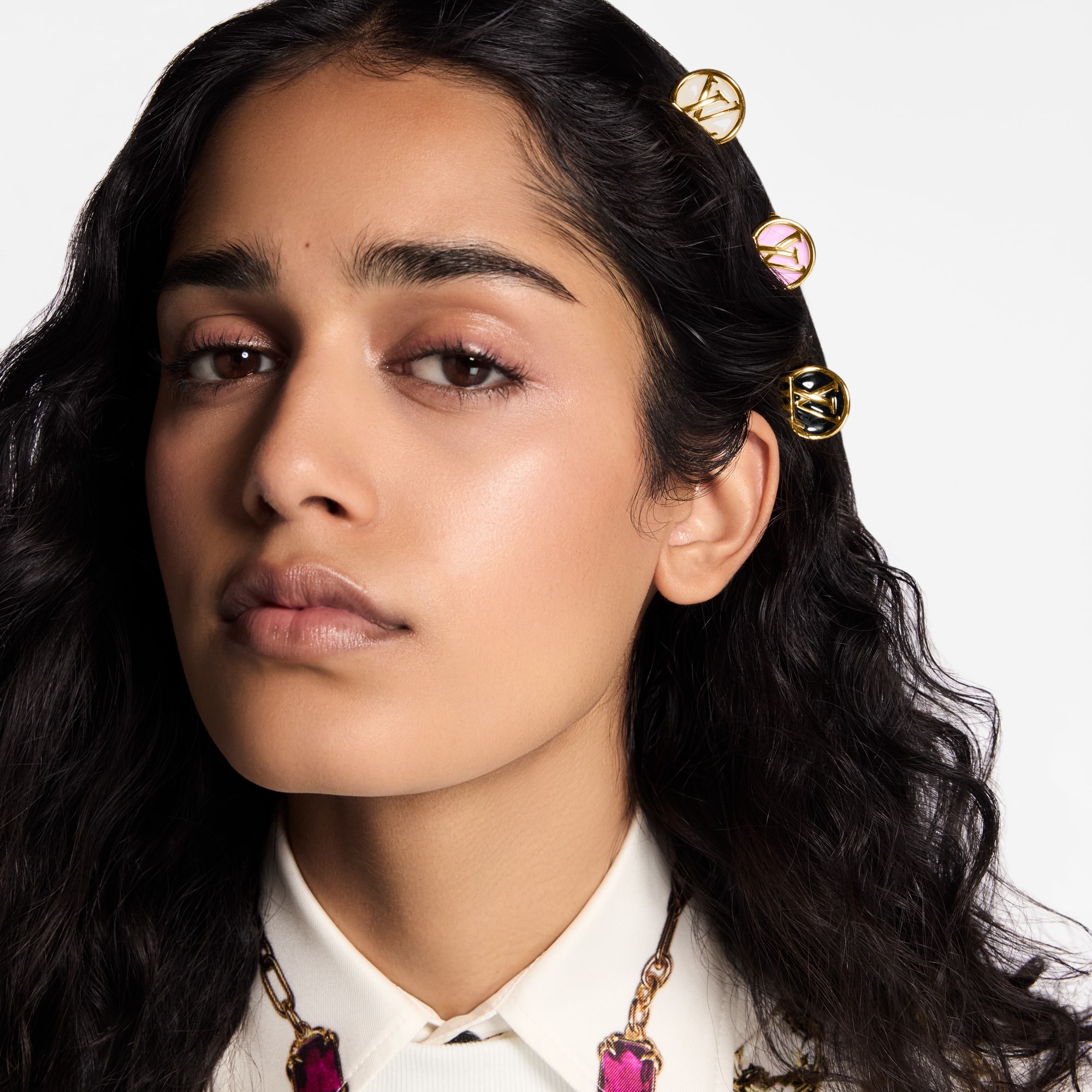 Mini LV Trio 髮夾 . in 女士