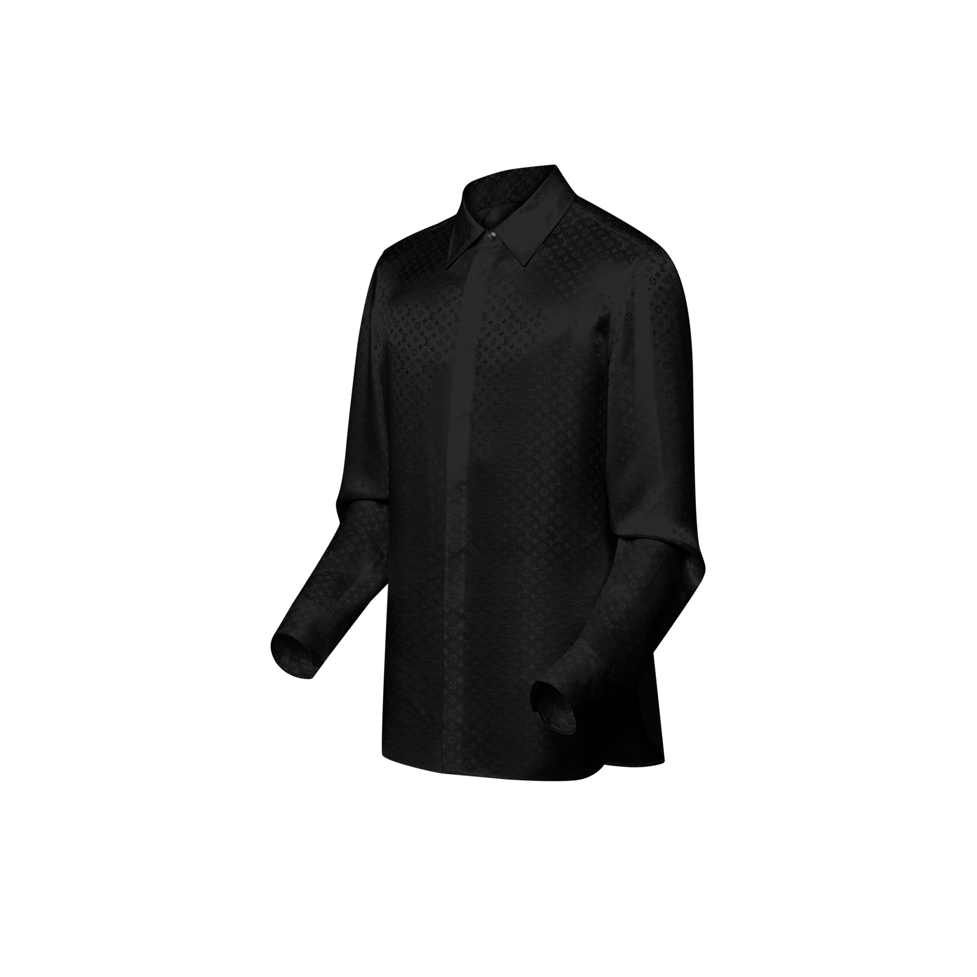 Mini Monogram 絲質晚裝襯衫  in 男士