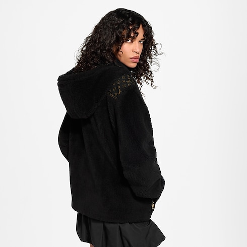 Monogram Accent Fleece Jacket in Women's Ready to Wear Coats and Jackets collections by Louis Vuitton (Product zoom)