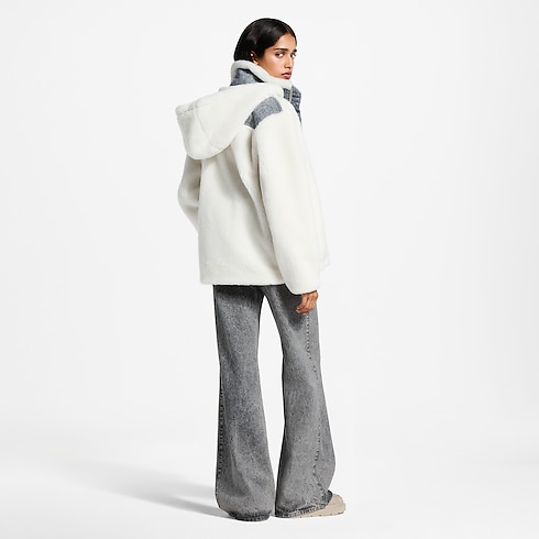 Monogram Accent Fleece Jacket in Women's Ready to Wear Coats and Jackets collections by Louis Vuitton (Product zoom)
