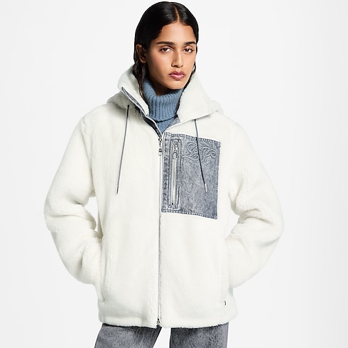 Monogram Accent Fleece Jacket in Women's Ready to Wear Coats and Jackets collections by Louis Vuitton (Product zoom)