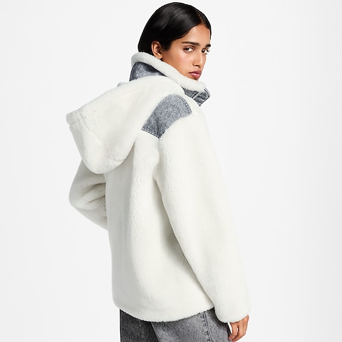Monogram Accent Fleece Jacket in Women's Ready to Wear Coats and Jackets collections by Louis Vuitton (Product zoom)