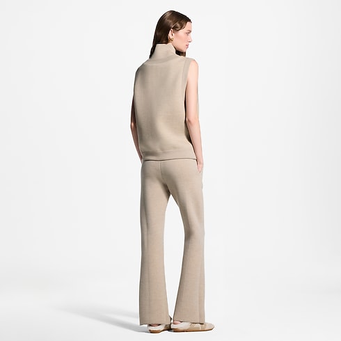 Monogram Accent Half-Zip Top in Women's Ready to Wear Knitwear collections by Louis Vuitton (Product zoom)