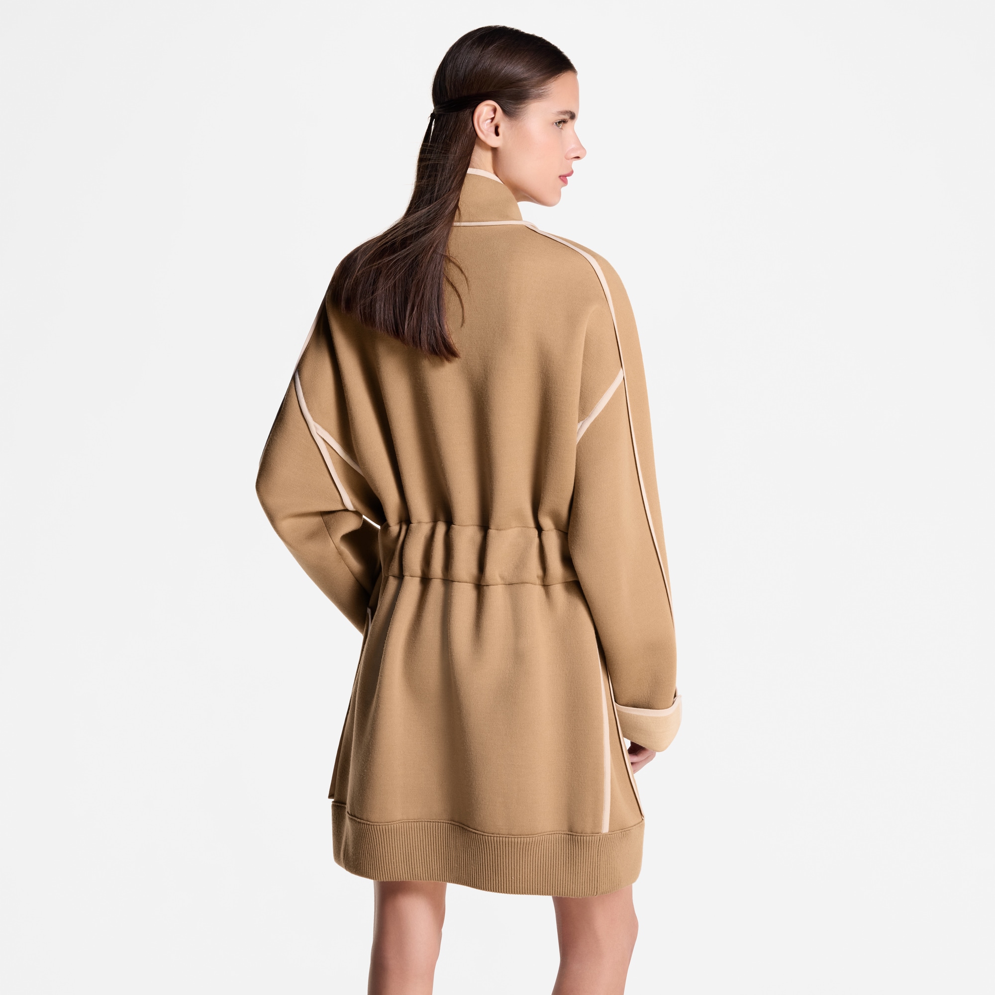 Monogram Accent Knitted Coat  in Women