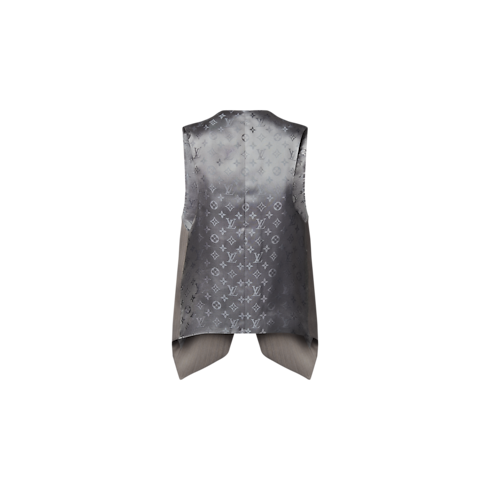 Monogram Accent Oversized Waistcoat in Women's Ready to Wear Coats and Jackets collections by Louis Vuitton (Product zoom)