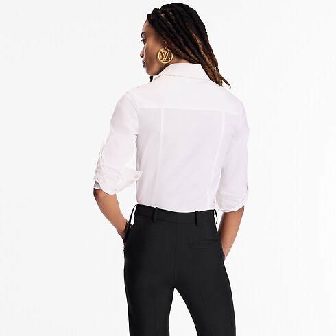 Monogram Accent Shirt in Women's Ready to Wear Tops collections by Louis Vuitton (Product zoom)