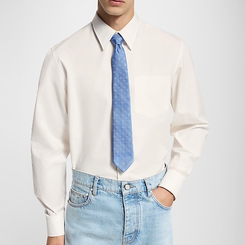 Monogram Blast Tie . in Men's Accessories Ties and Pocket Squares collections by Louis Vuitton (Product zoom)