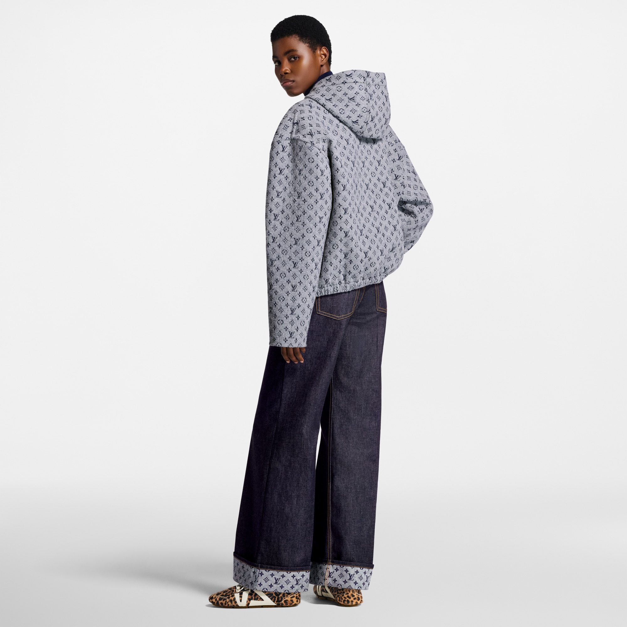 Monogram 珠地布連帽上衣  in 女士