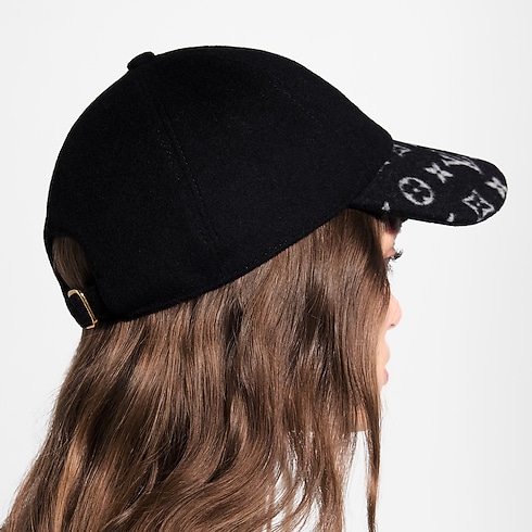 Monogram Cashgora Cap . in Women's Accessories Hats and Gloves collections by Louis Vuitton (Product zoom)