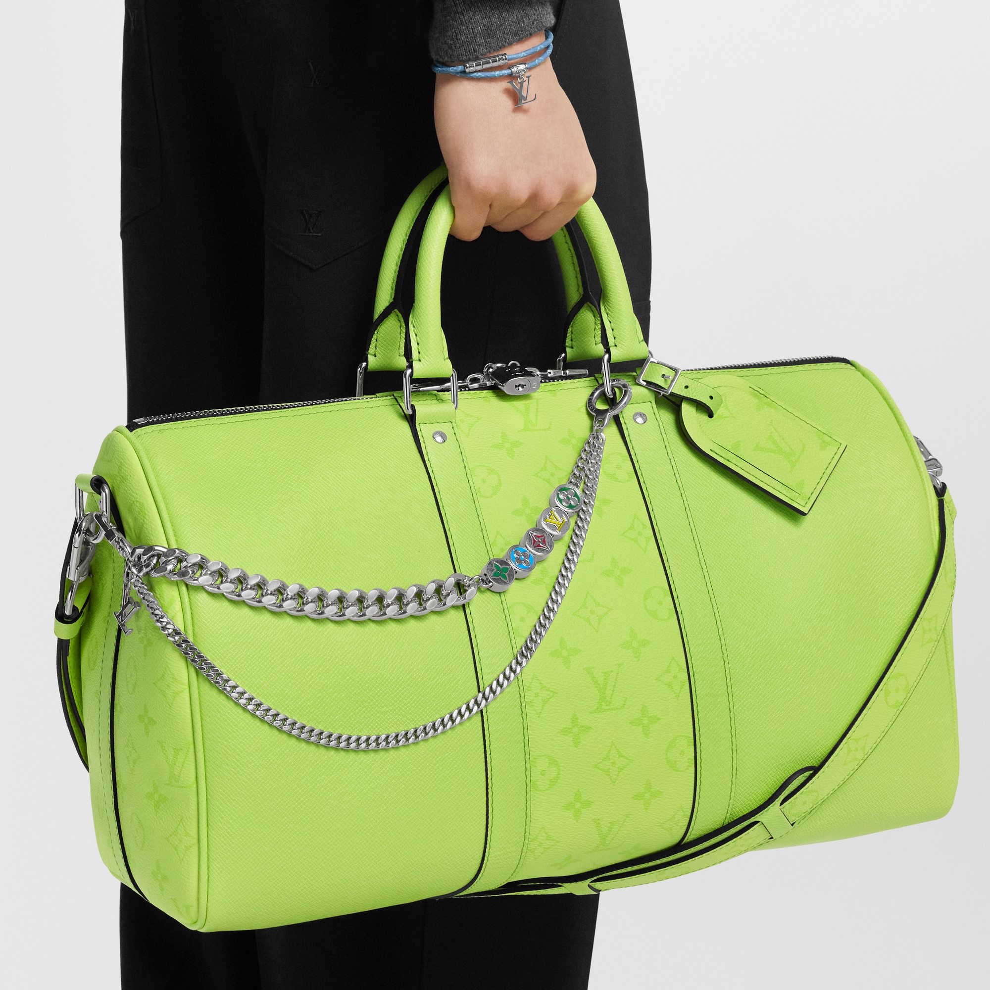 Monogram Chain Belt . in Men