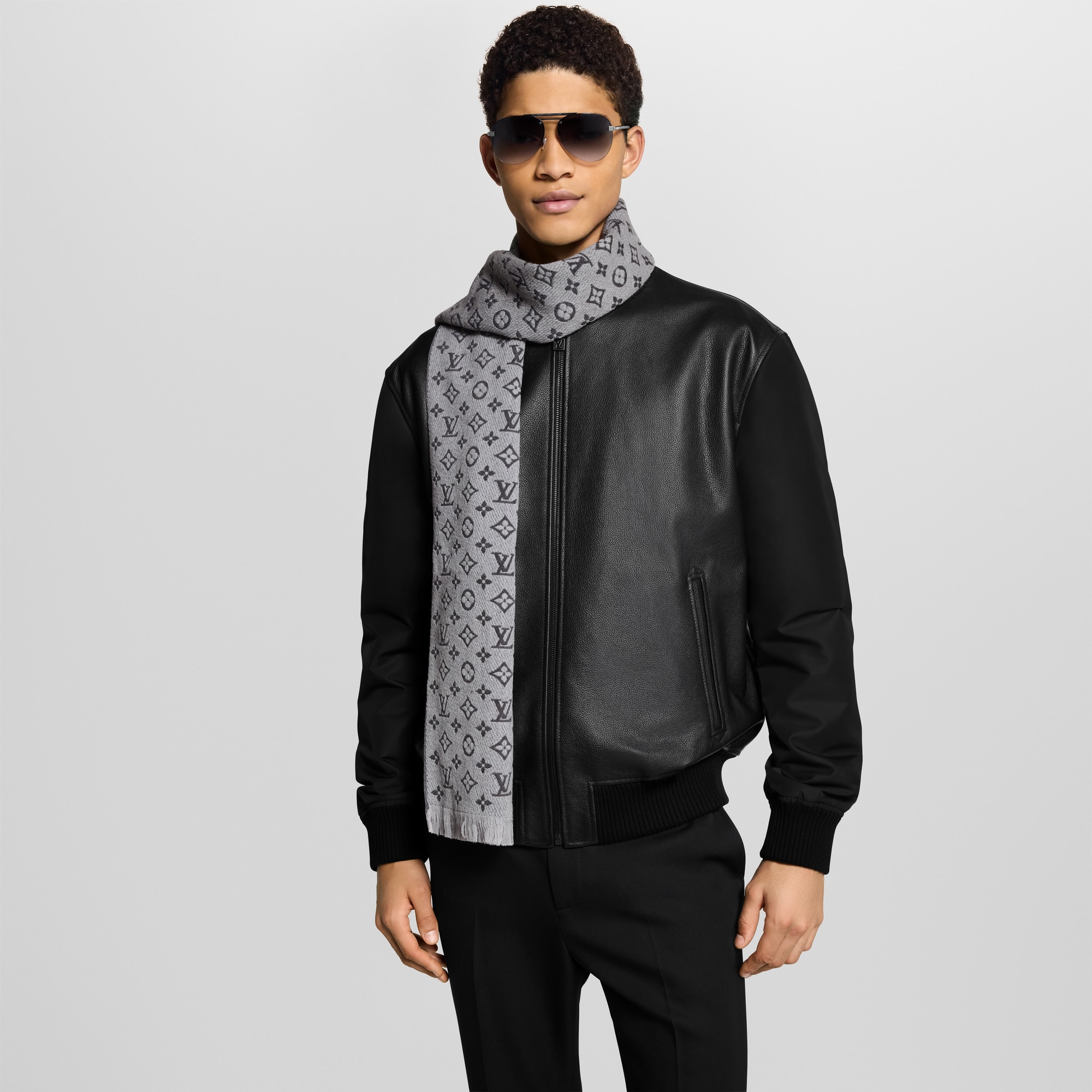 Monogram Classic Scarf . in Men