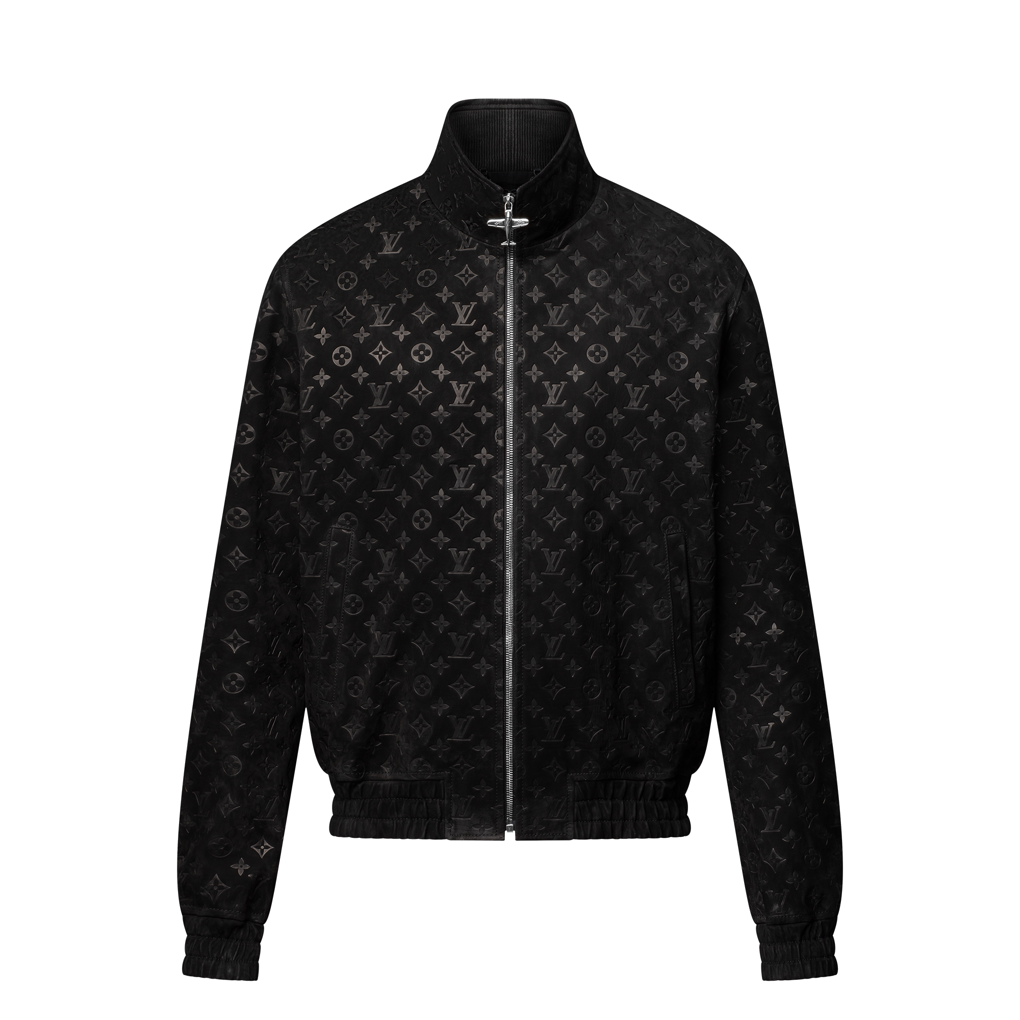 Monogram 壓花圖案麂皮運動外套  in 男士