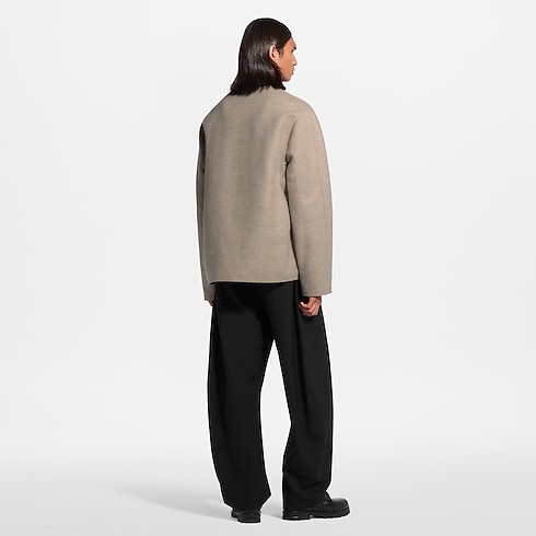Monogram Double Face Collarless Jacket in Men's Ready to Wear Blazers and Jackets collections by Louis Vuitton (Product zoom)