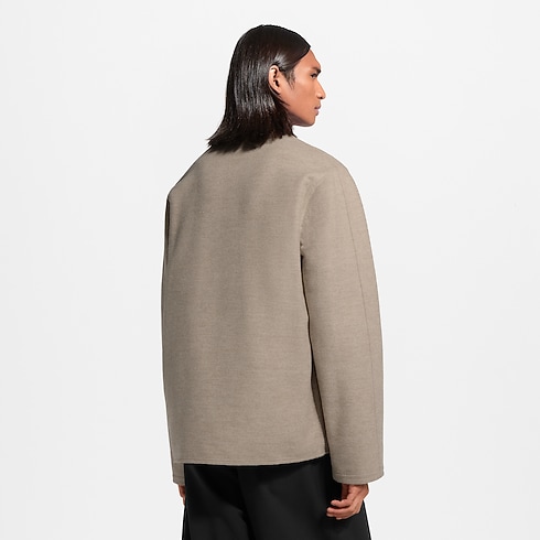 Monogram Double Face Collarless Jacket in Men's Ready to Wear Blazers and Jackets collections by Louis Vuitton (Product zoom)