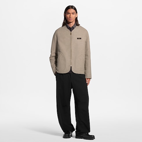 Monogram Double Face Collarless Jacket in Men's Ready to Wear Blazers and Jackets collections by Louis Vuitton (Product zoom)