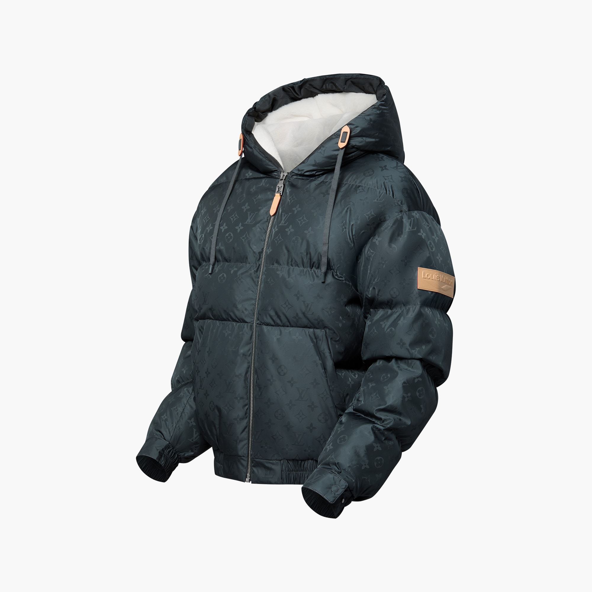 Coats Doudoune Transparente Louis Vuitton Monogram Down Jacket