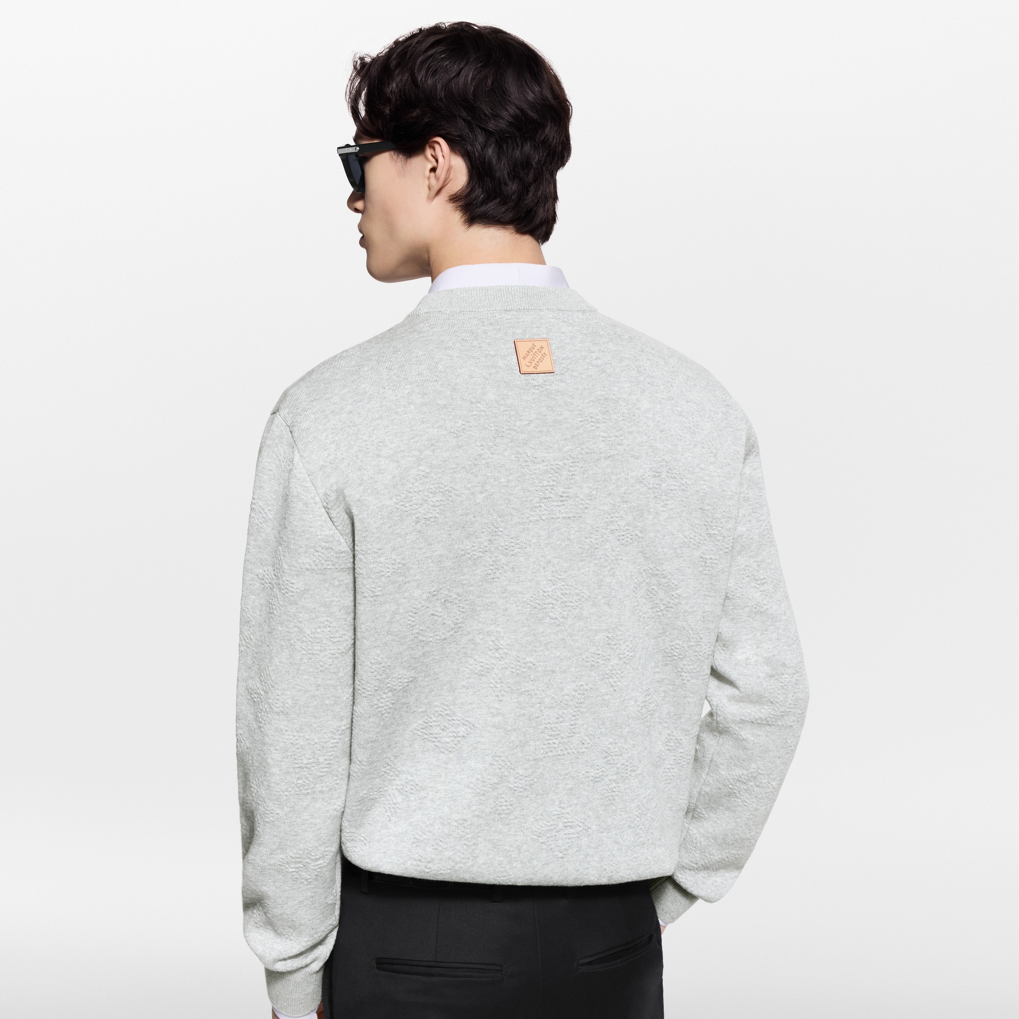 Monogram Embossed Pullover  in Men