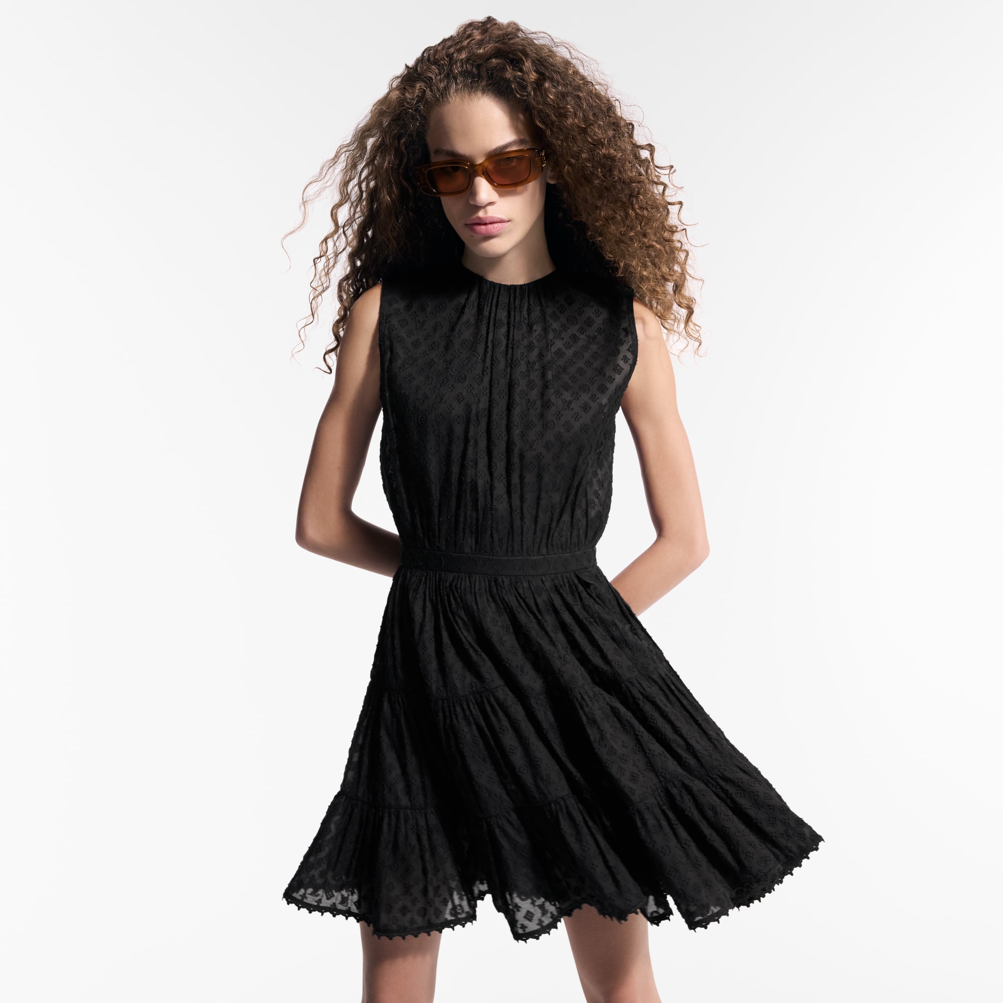 Monogram Fli Coupé Tiered Dress  in Women