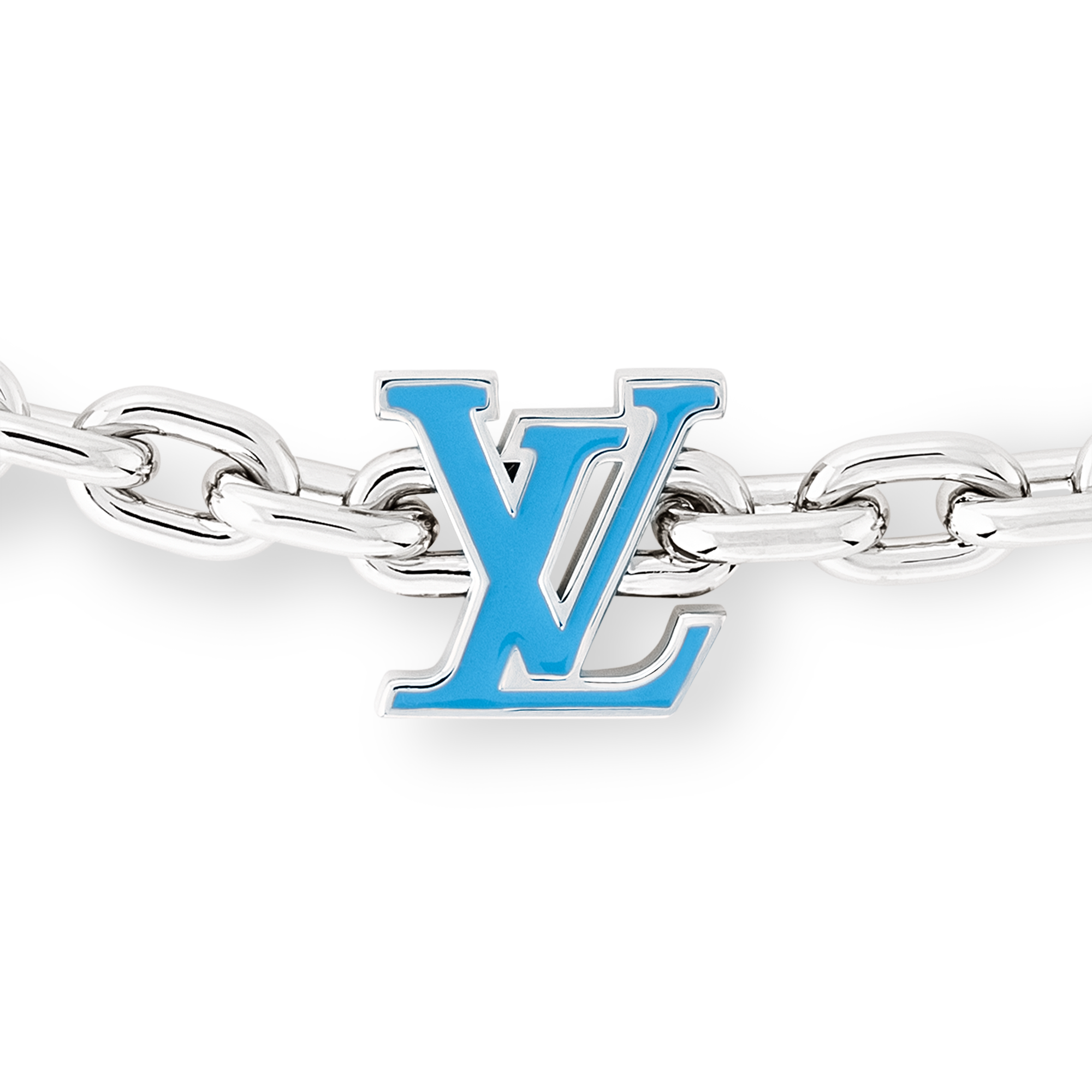 Monogram Flower Chain Belt . in Men