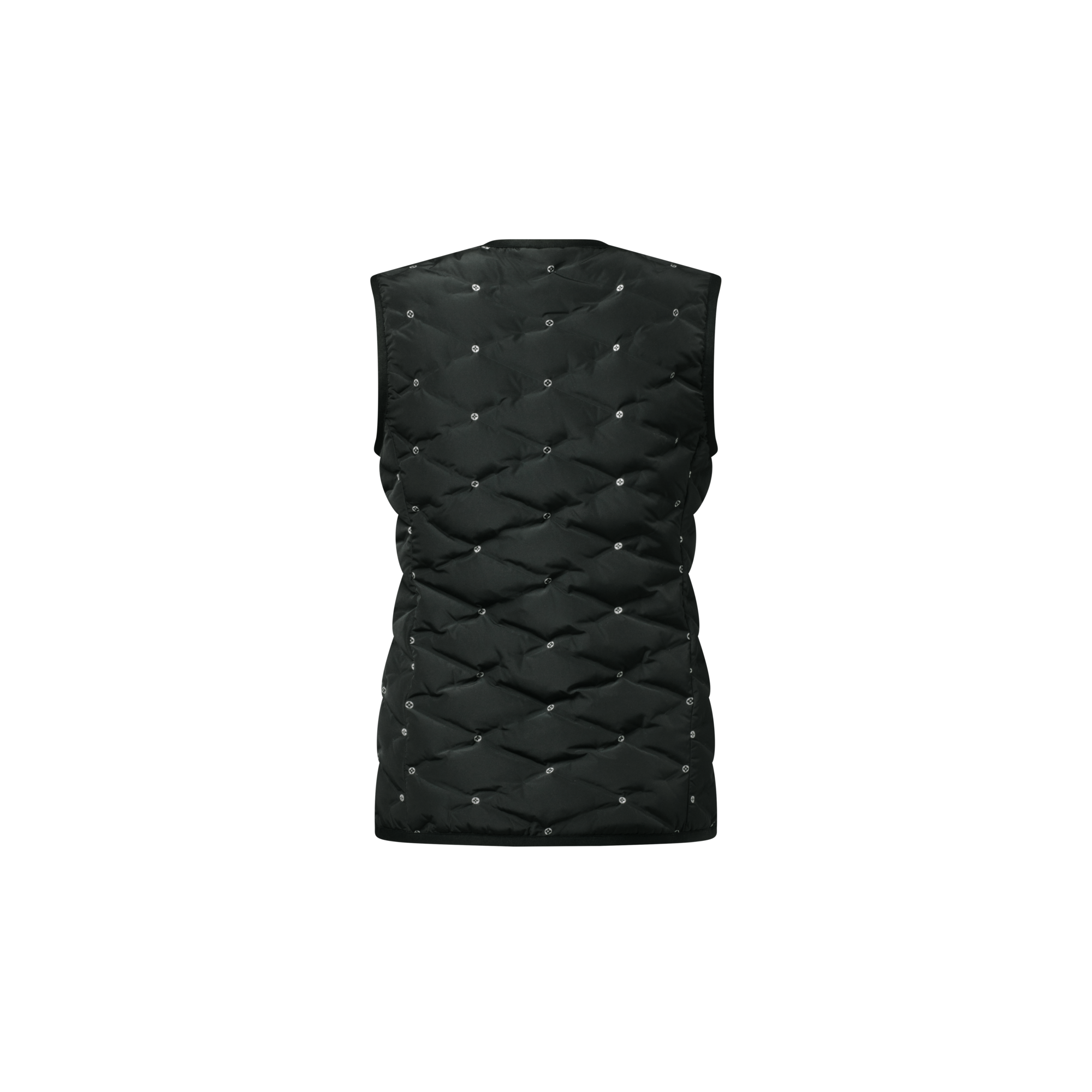 Monogram Flower Quilted Gilet  in Women