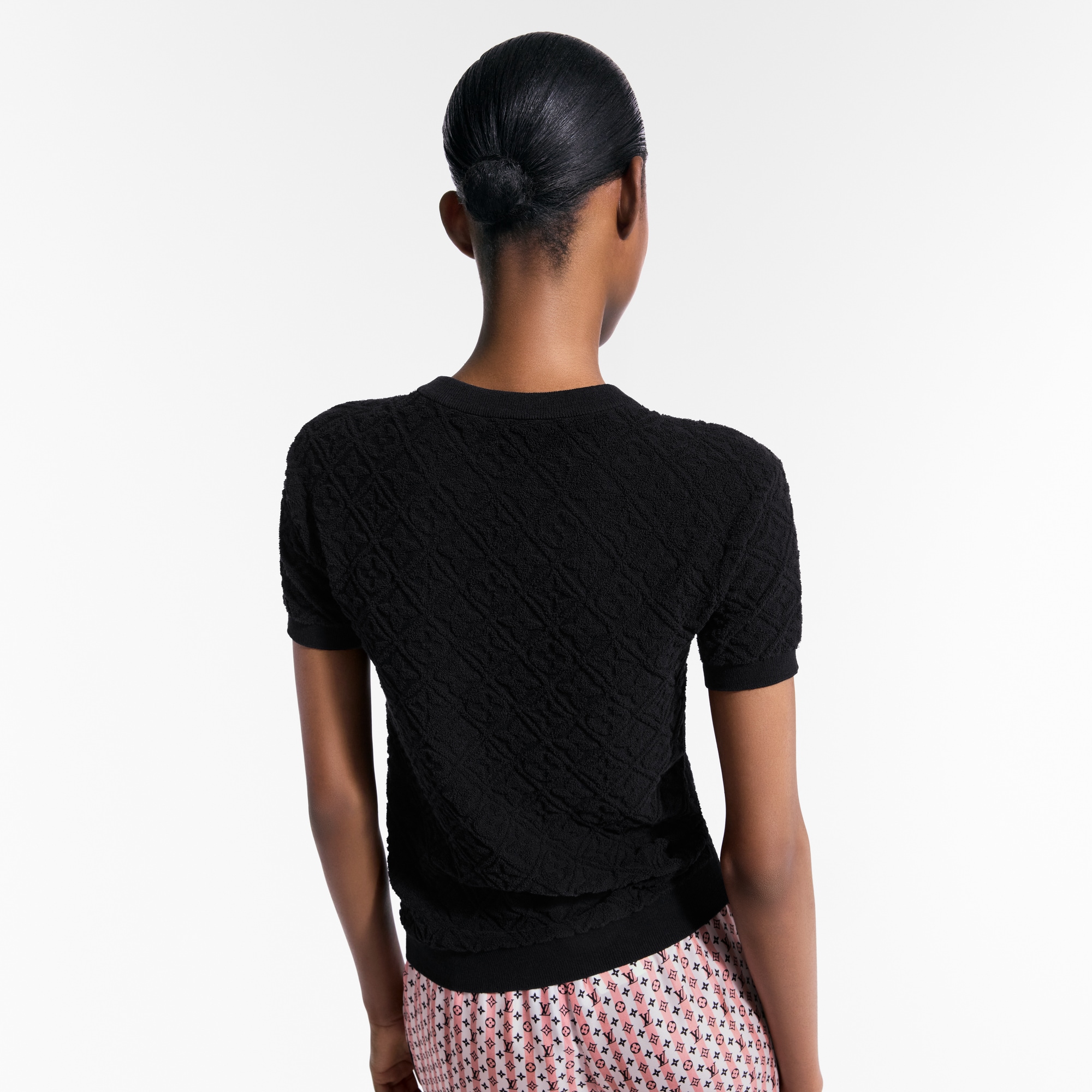 Monogram 花卉圖案毛巾面料上衣  in 女士