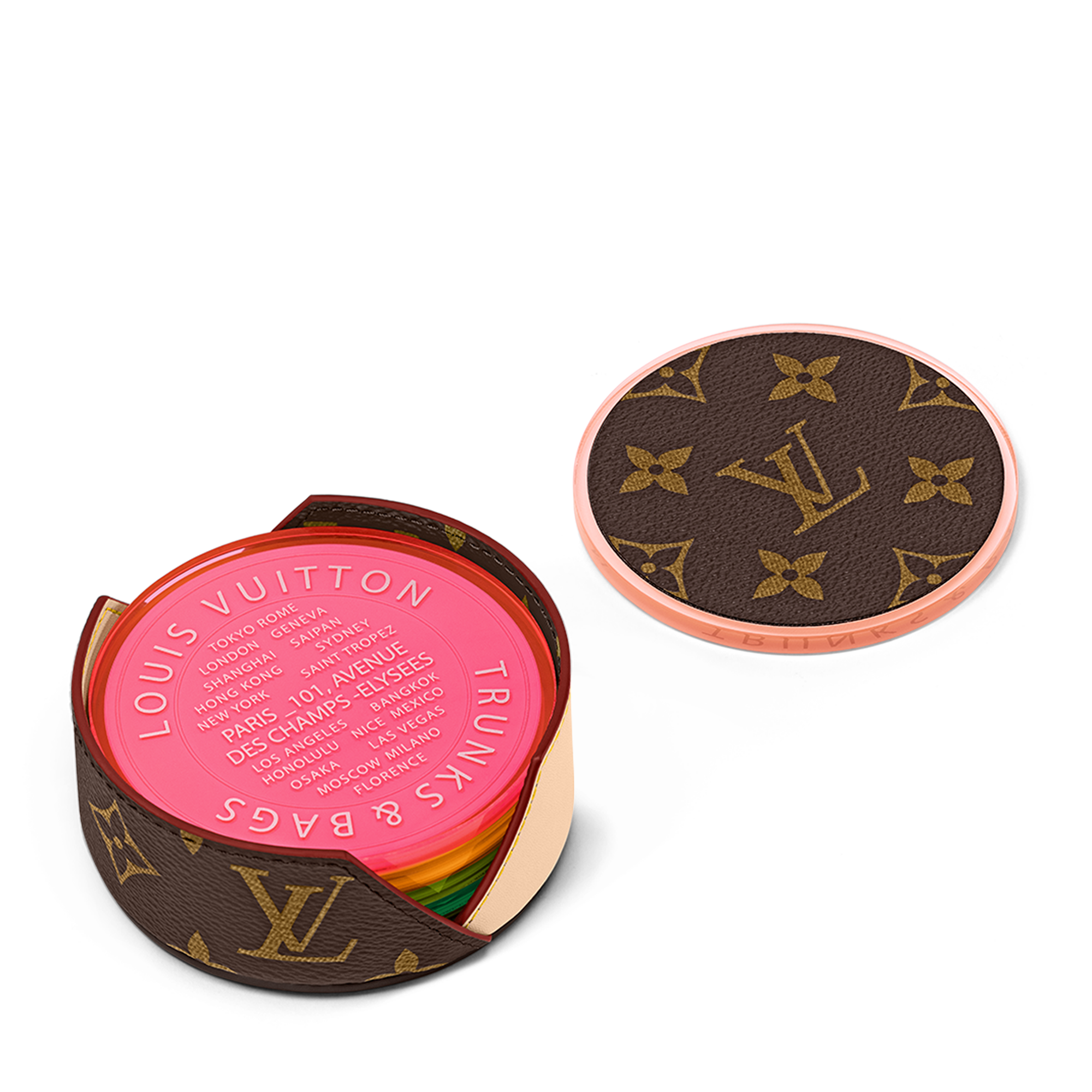 Monogram Fluo 杯墊 Monogram 帆布 in 行李箱、旅行用品及家居精品