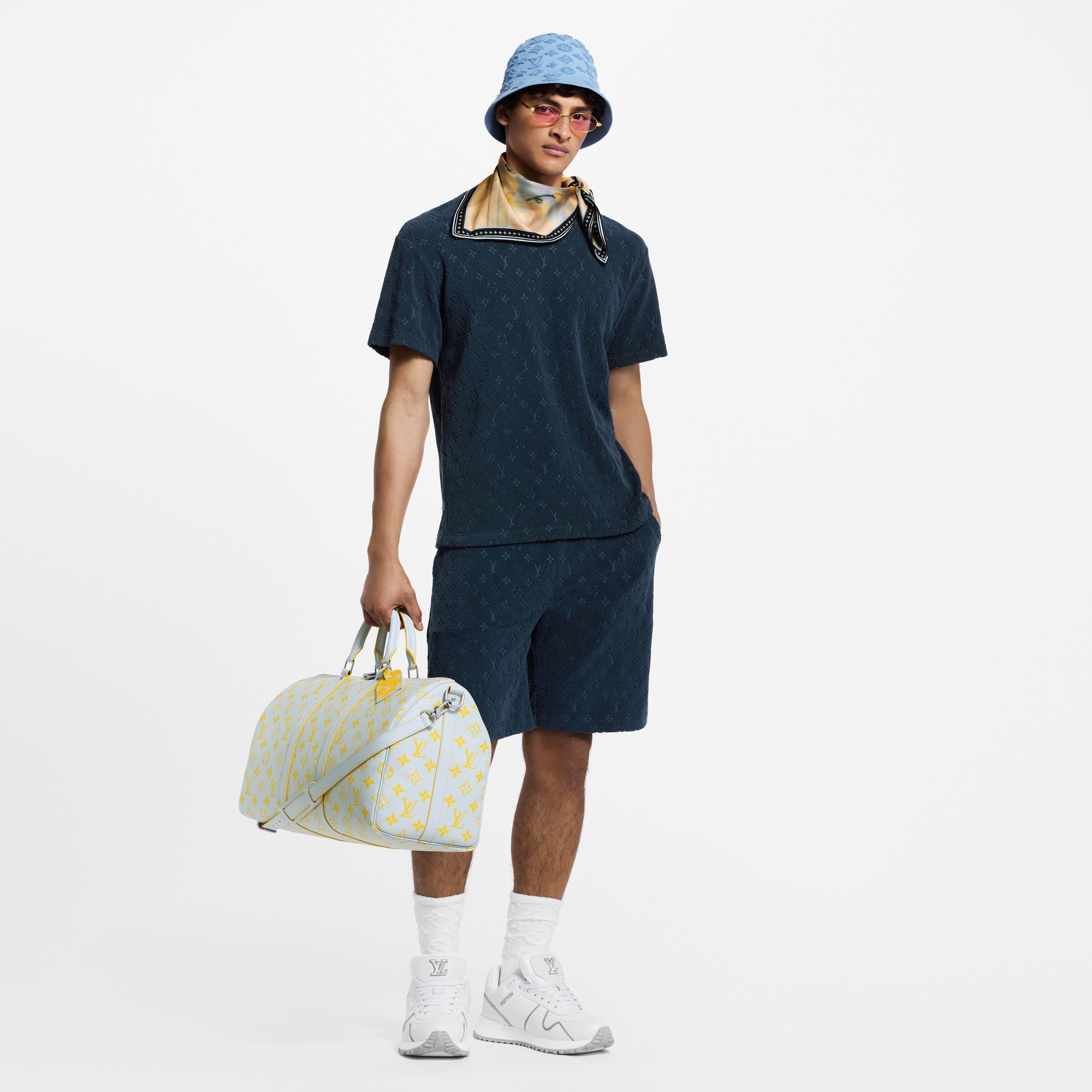 Monogram French Terry Shorts  in Men