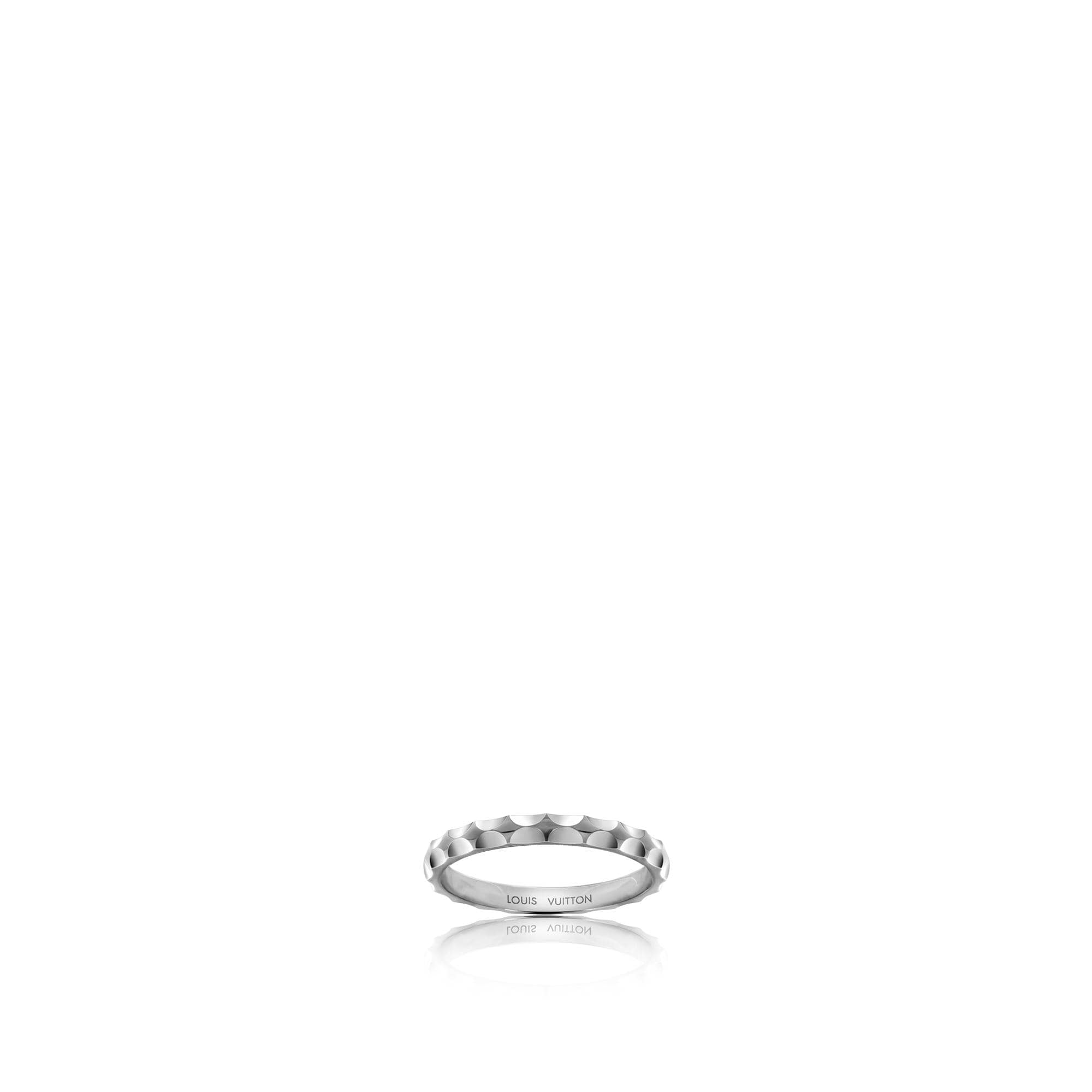 Monogram Infini wedding band, white gold  in Jewellery