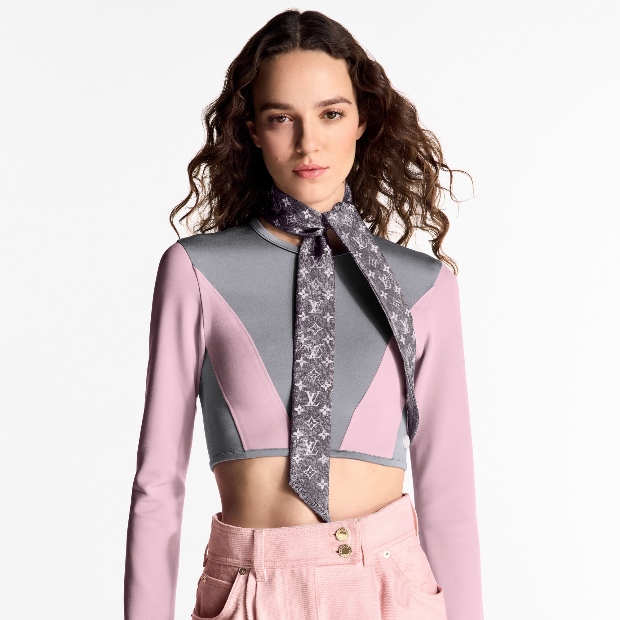 Monogram Infinity Denim BB 長絲巾 . in 女士