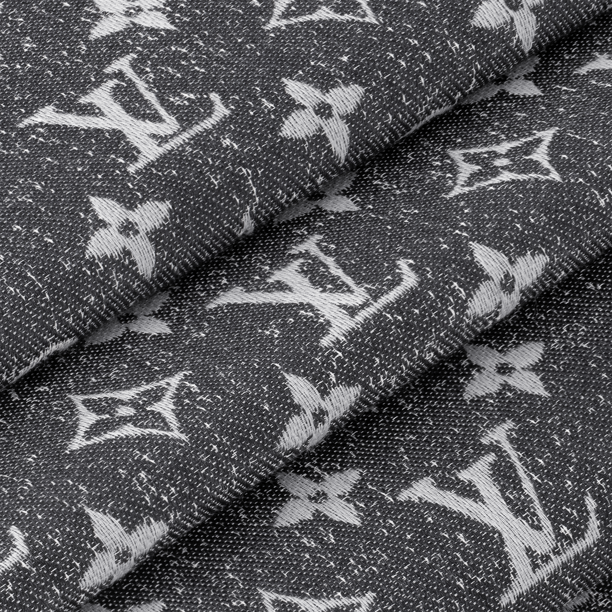 Monogram Jacquard Denim Shawl . in Women